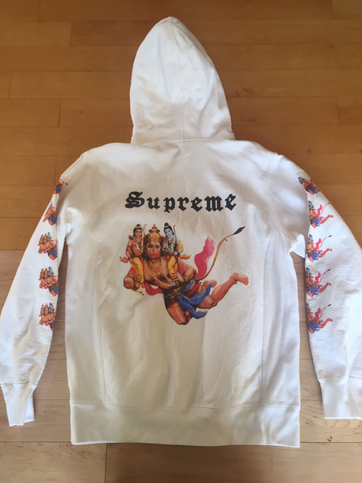 Supreme Hanuman Hindu God Hoodie White Monkey | Grailed