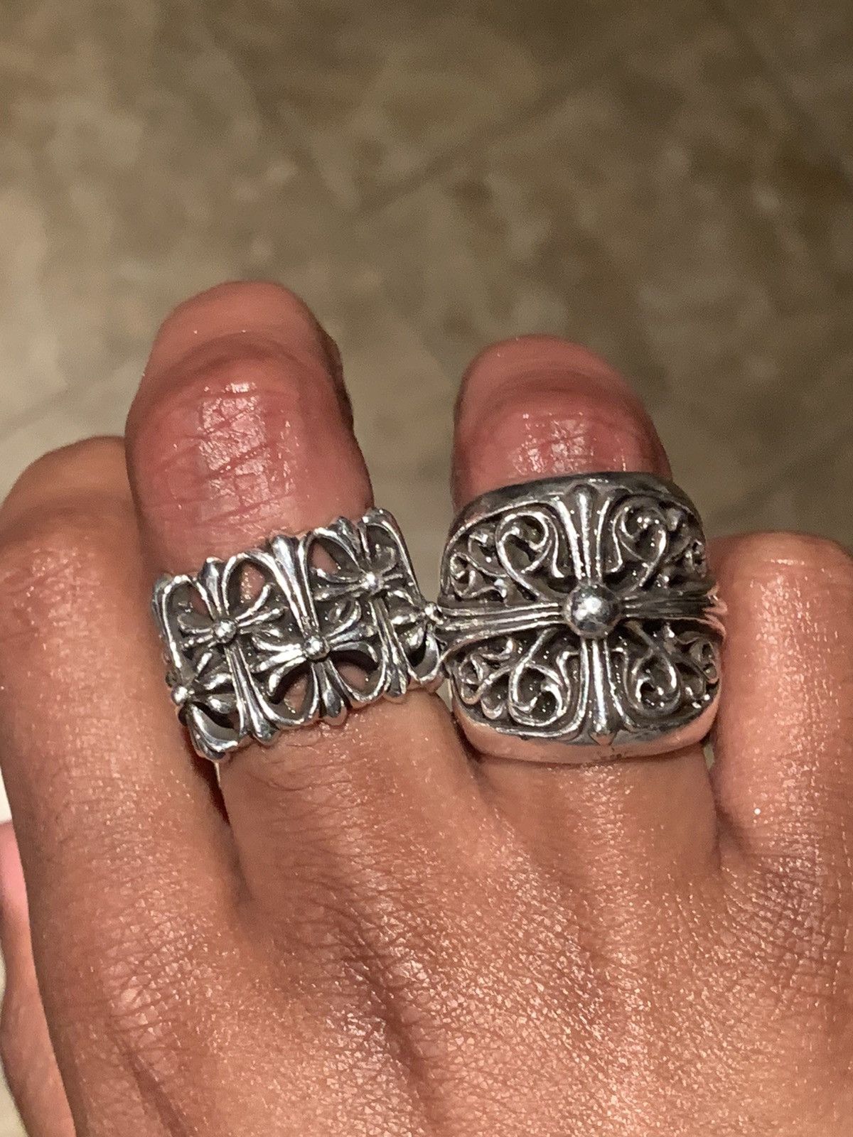 Chrome Hearts *NEED GONE TODAY* Classic Oval Ring Size 7 | Grailed