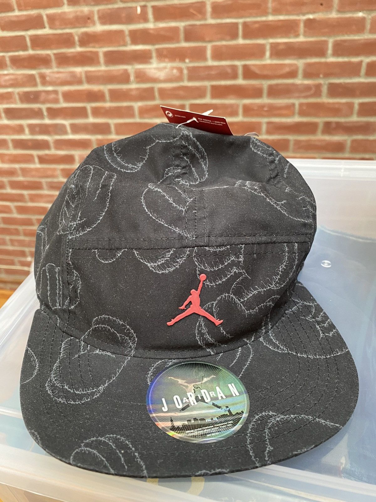 KAWS x Jordan 5-Panel Cap Black