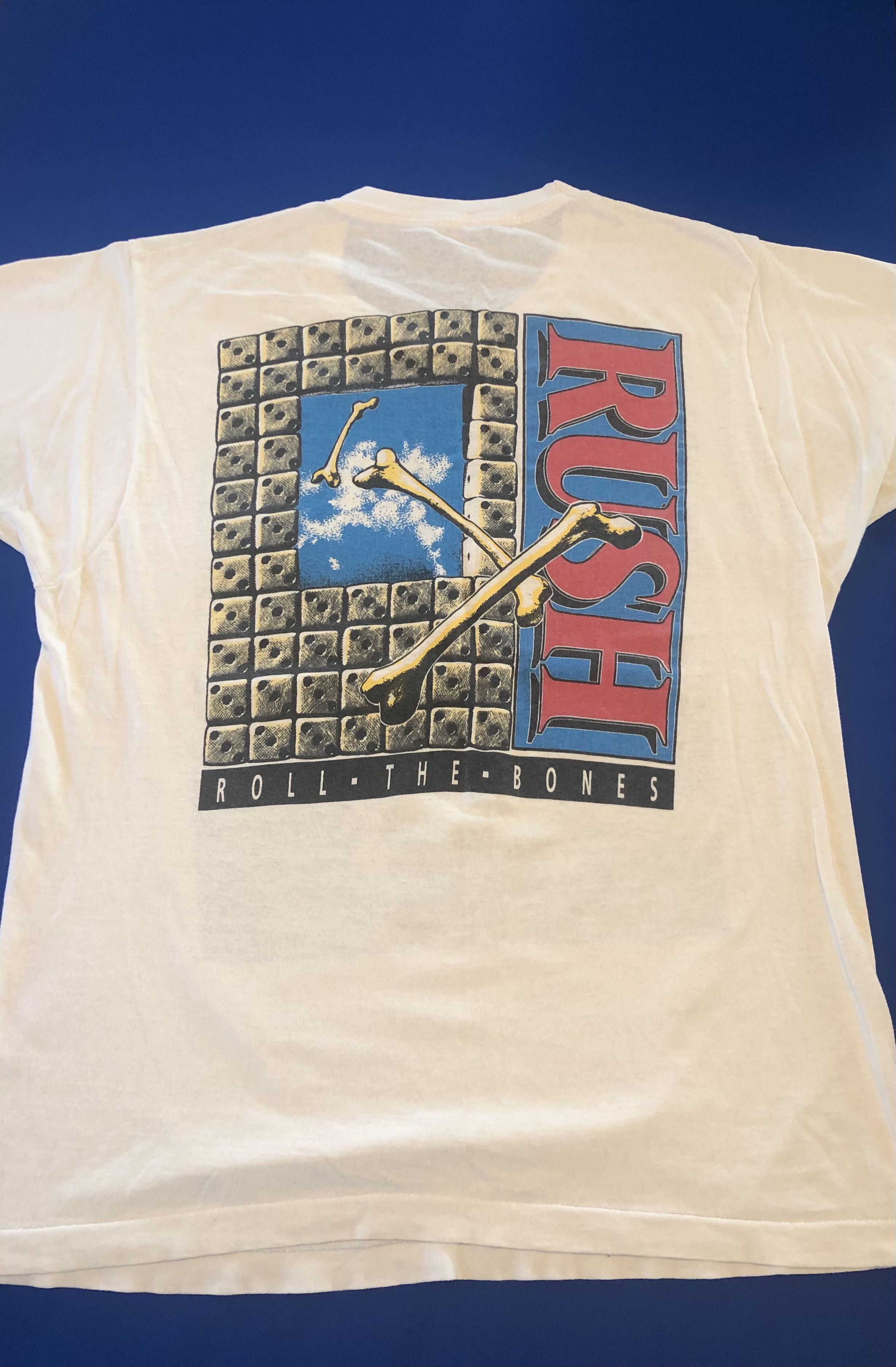 Band Tees × Vintage 1991 Vintage Rush Roll The Bones Tour Band Tee Shirt ‘90s Size US L / EU 52-54 / 3 - 2 Thumbnail