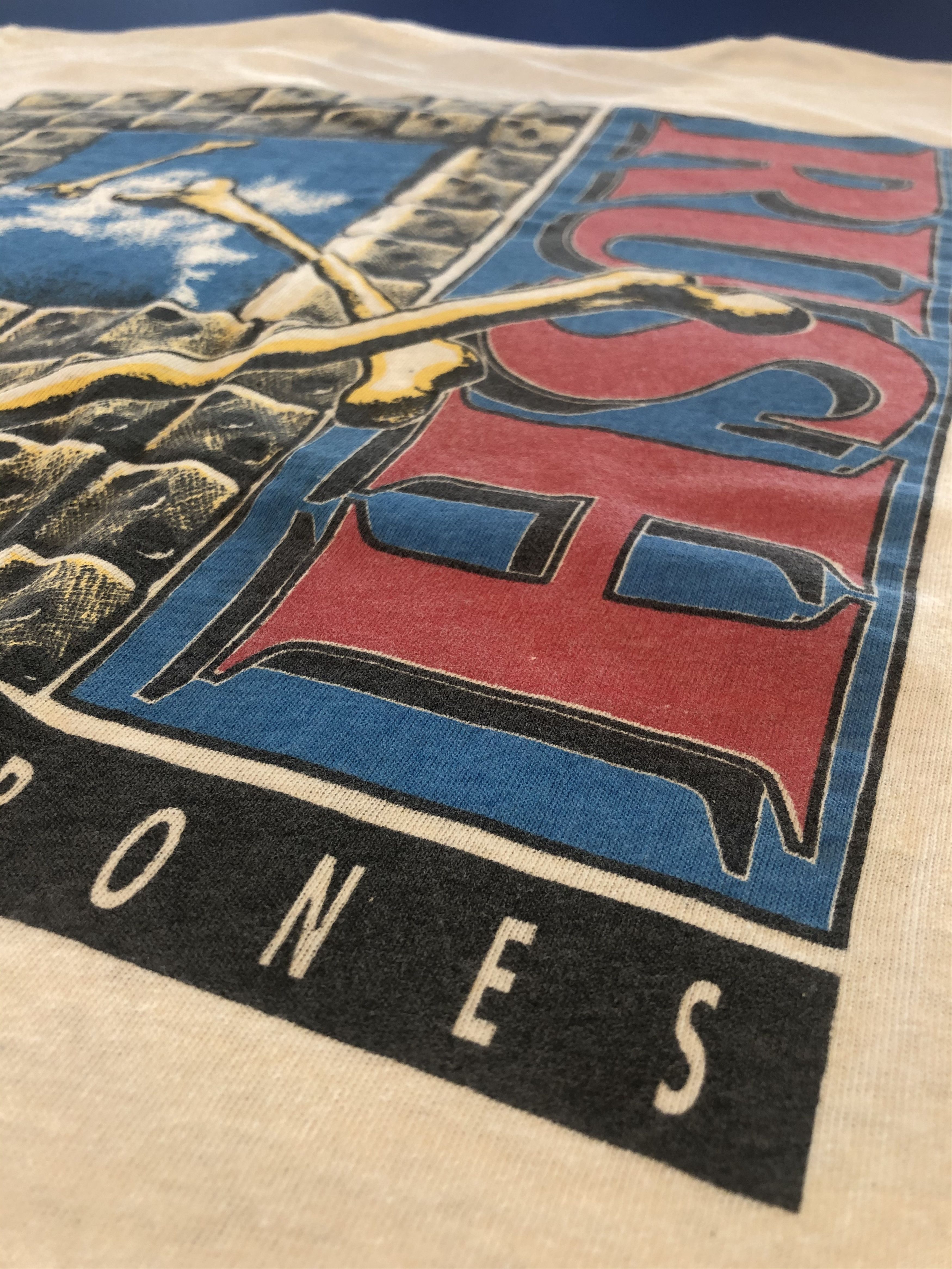 Band Tees × Vintage 1991 Vintage Rush Roll The Bones Tour Band Tee Shirt ‘90s Size US L / EU 52-54 / 3 - 7 Thumbnail