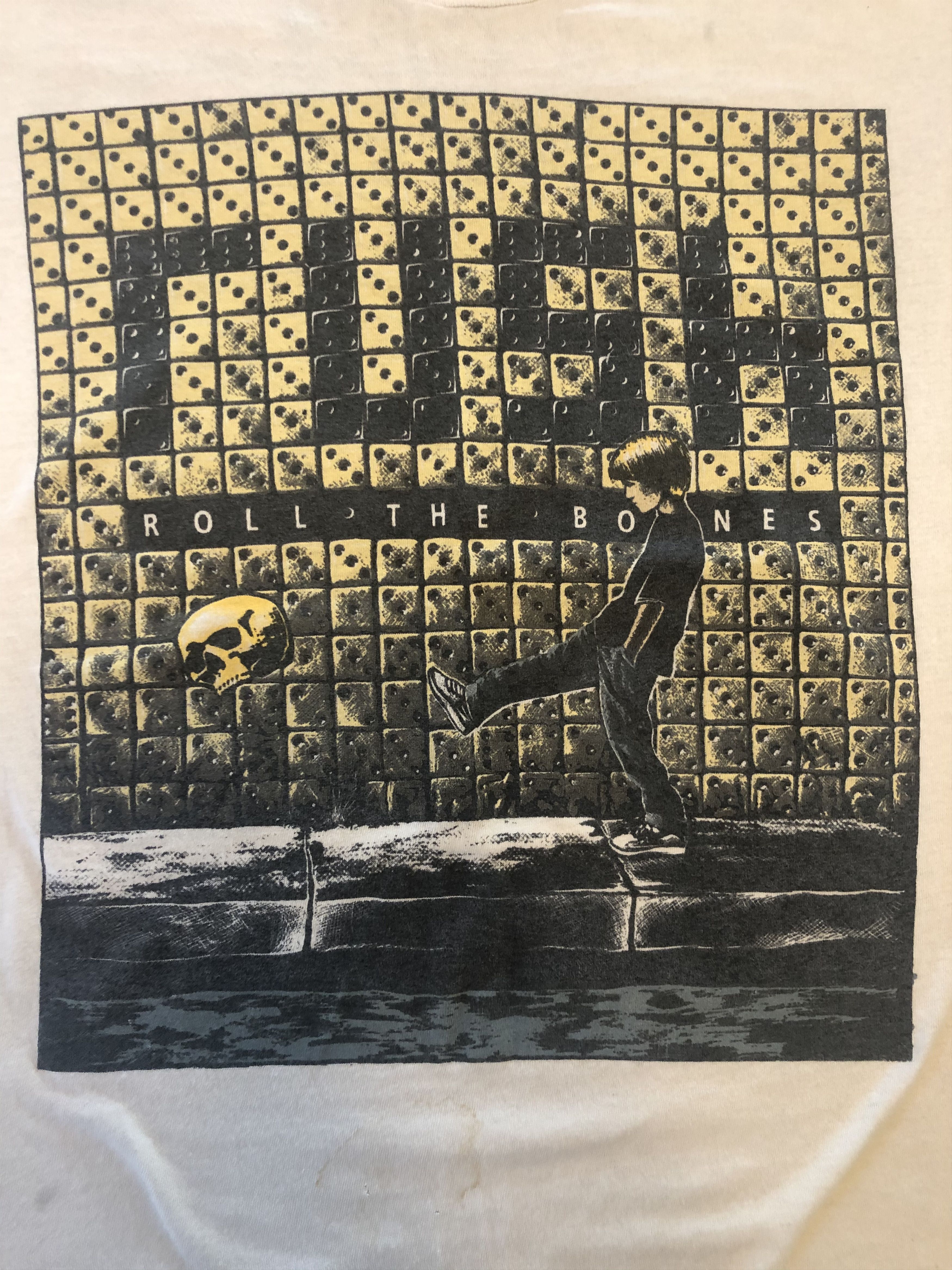 Band Tees × Vintage 1991 Vintage Rush Roll The Bones Tour Band Tee Shirt ‘90s Size US L / EU 52-54 / 3 - 3 Thumbnail