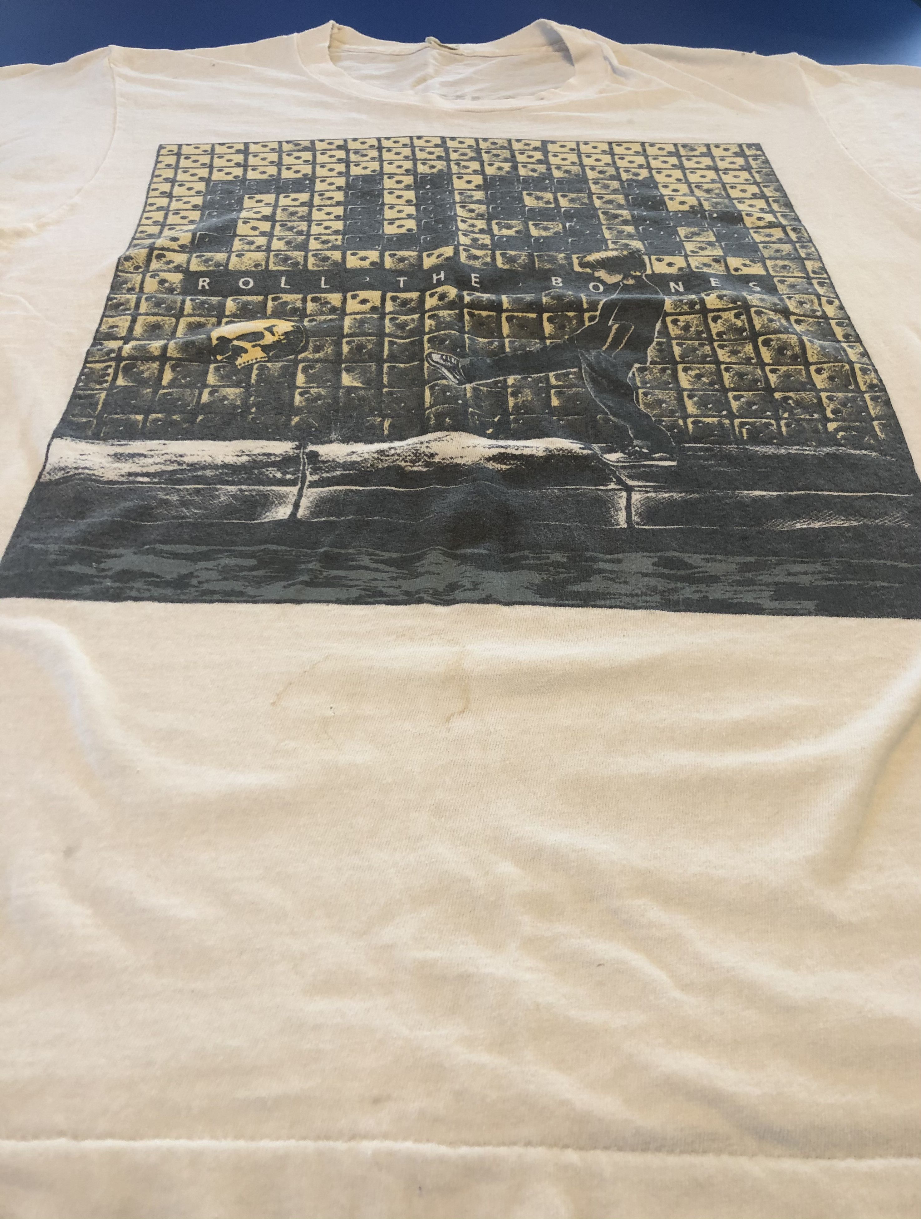 Band Tees × Vintage 1991 Vintage Rush Roll The Bones Tour Band Tee Shirt ‘90s Size US L / EU 52-54 / 3 - 9 Thumbnail