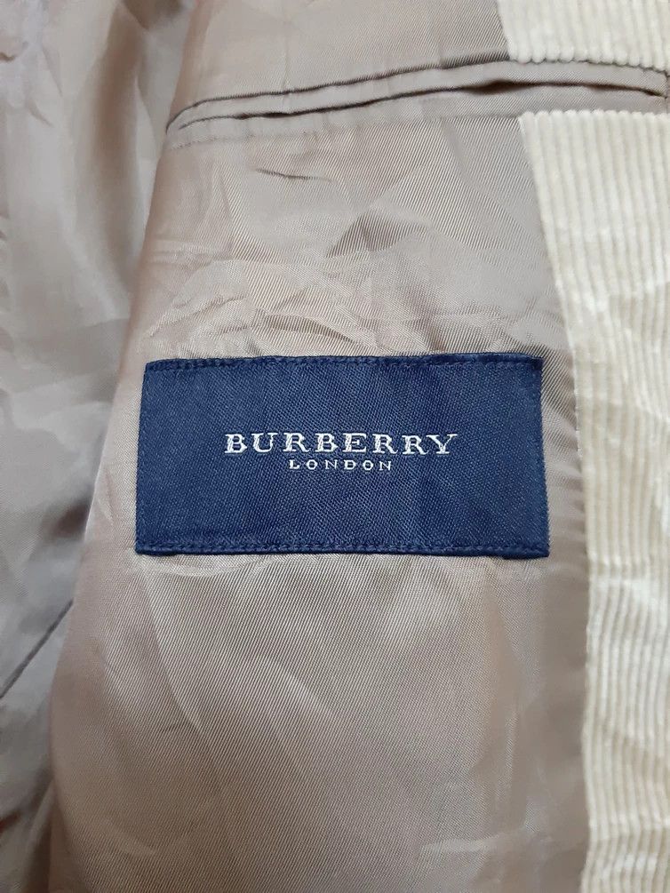 Burberry × Burberry Prorsum × Vintage Vintage Burberry London Corduroy Jacket/Blazer Size US M / EU 48-50 / 2 - 3 Thumbnail