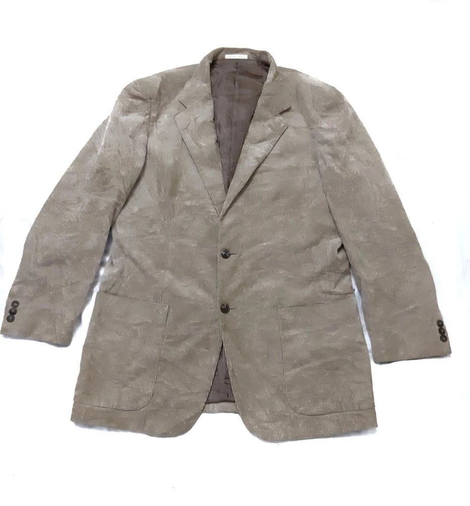 Burberry × Burberry Prorsum × Vintage Vintage Burberry London Corduroy Jacket/Blazer Size US M / EU 48-50 / 2 - 2 Thumbnail