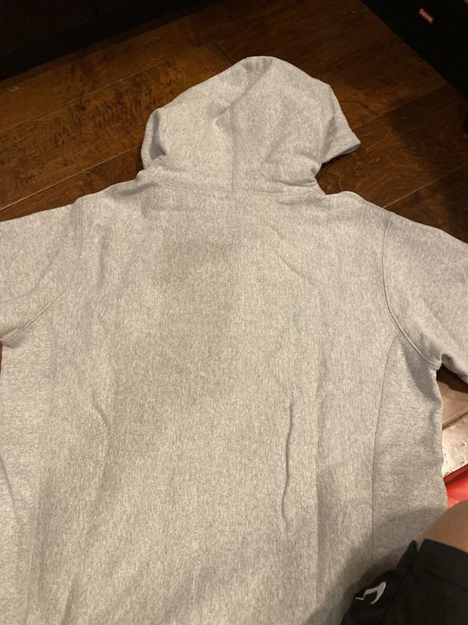 Supreme Supreme glitter arc hooded sweatshirt grey size large