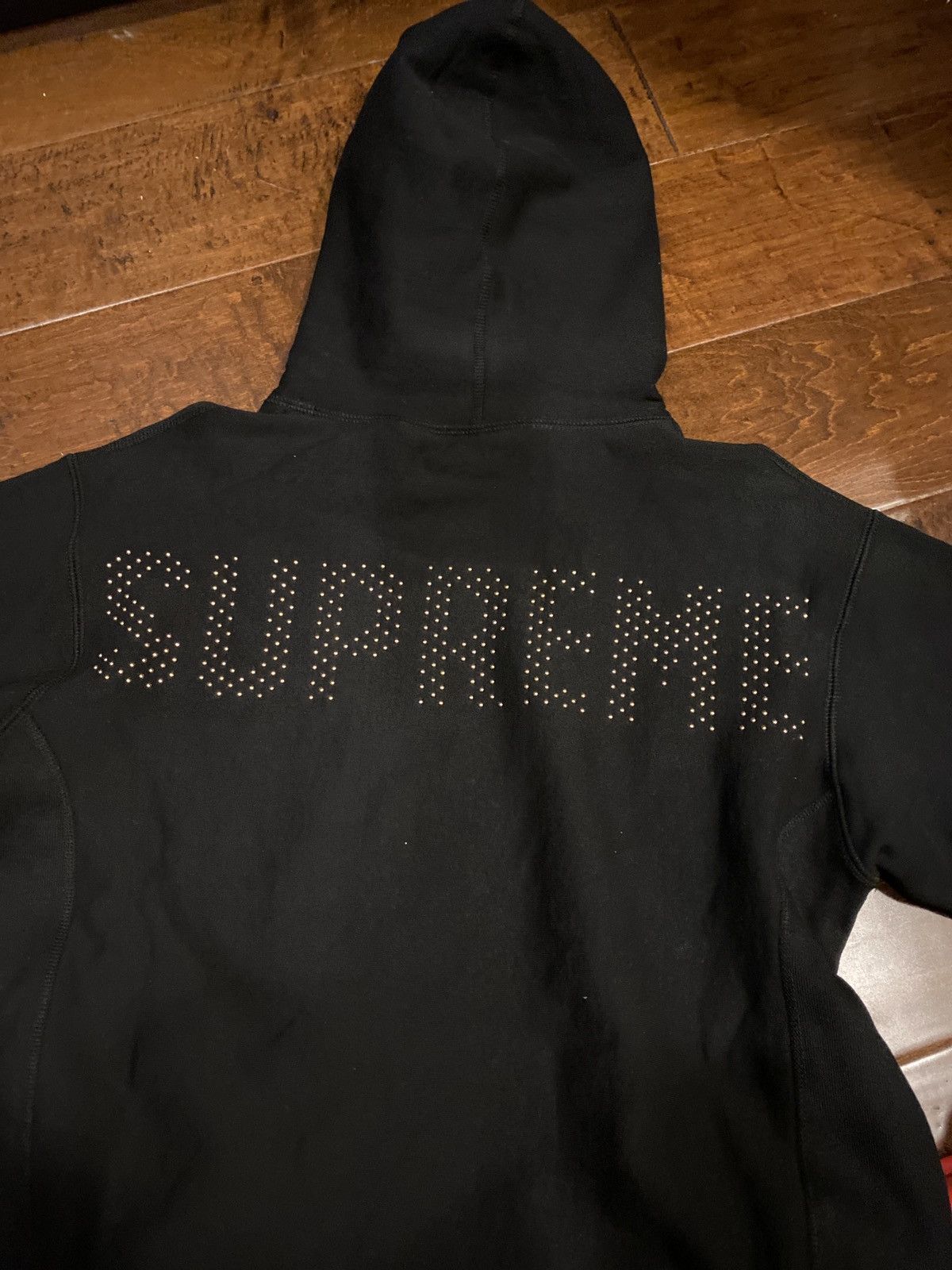 Supreme hooded sweatshirt black small - Sweatshirts Hoodies