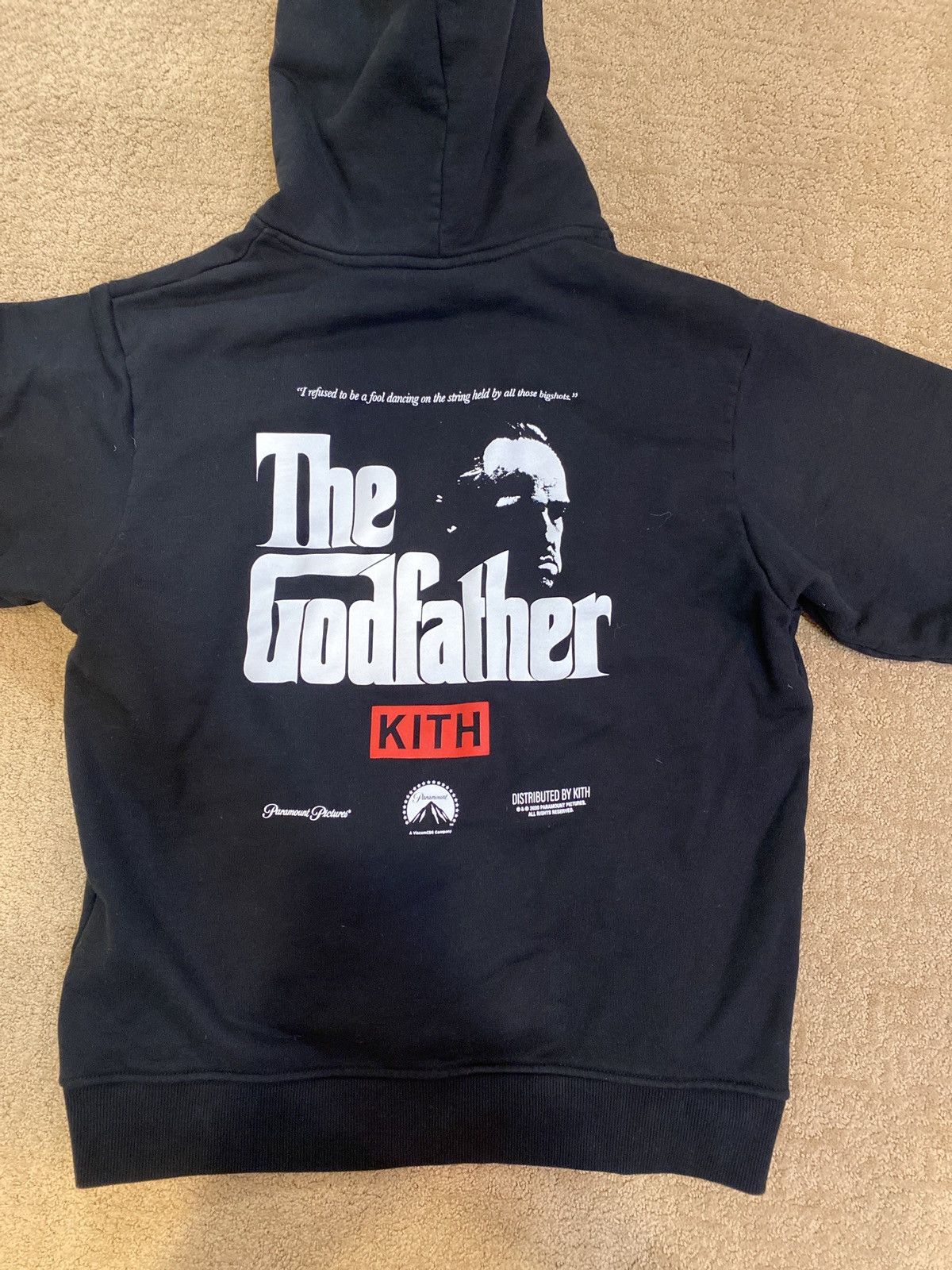 Kith Kith x Godfather il padrino hoodie black | Grailed