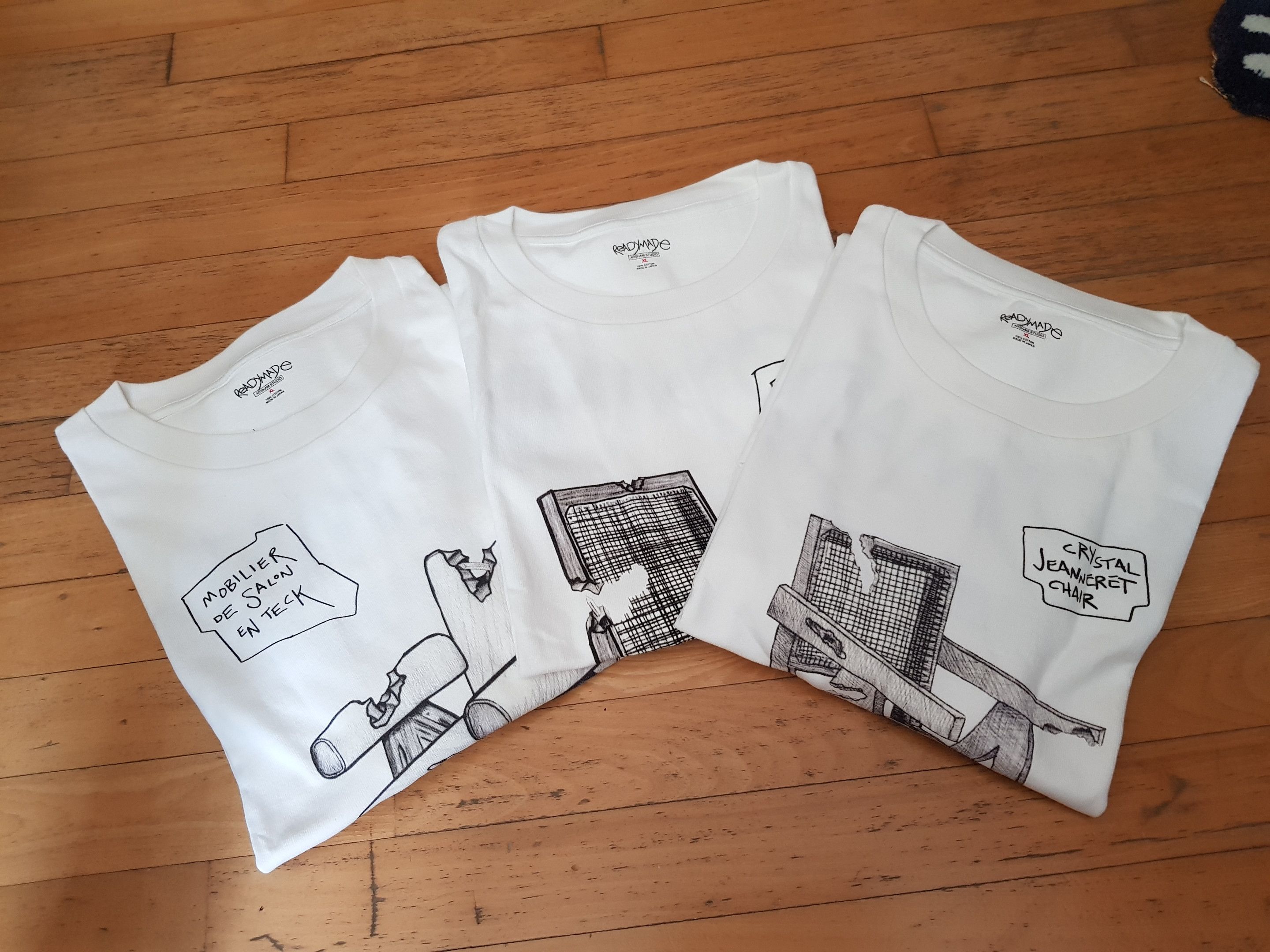 Daniel Arsham × READYMADE readymade x daniel arsham t shirts tee 3 