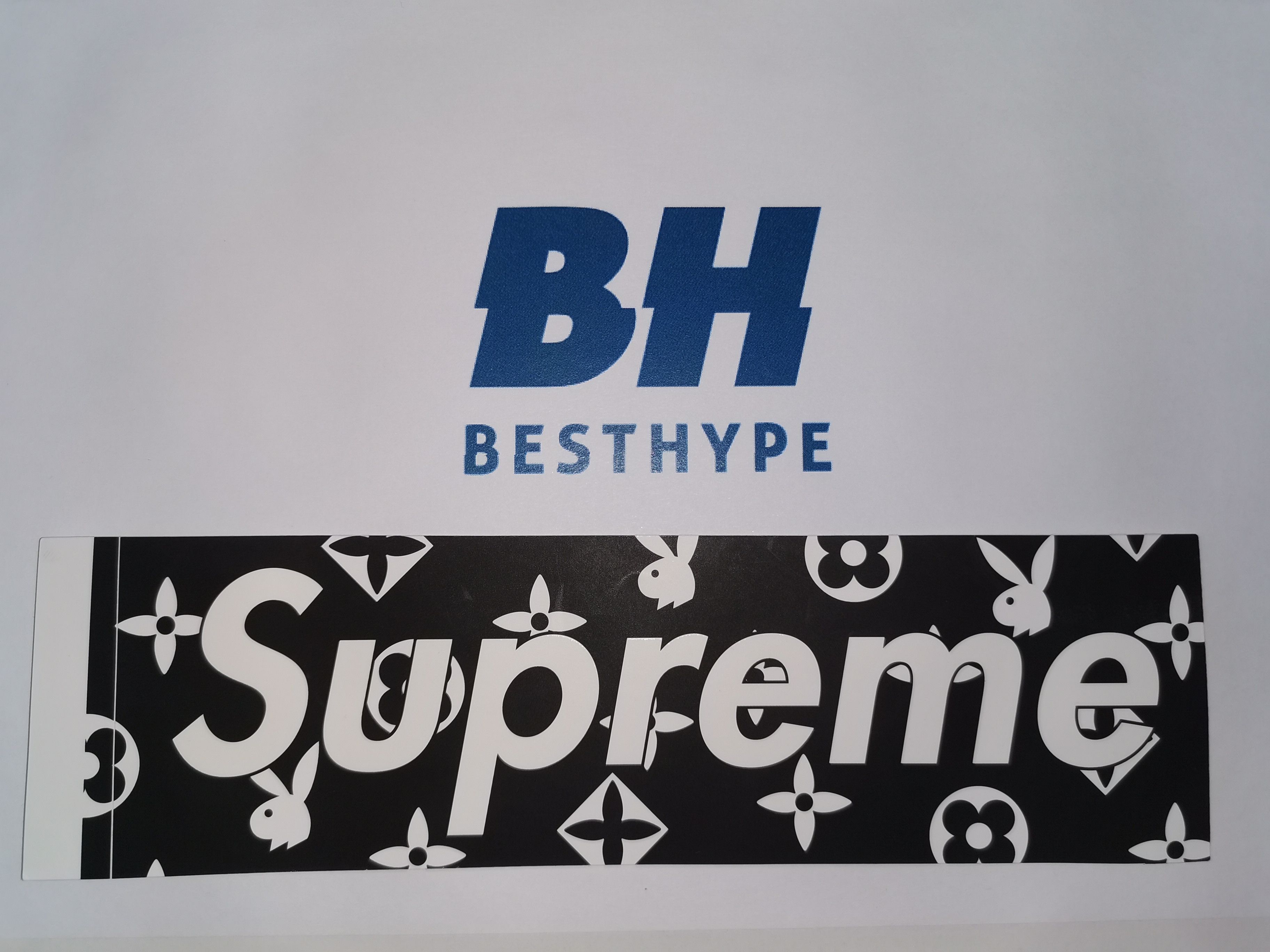 Supreme playboy box logo sticker set rare