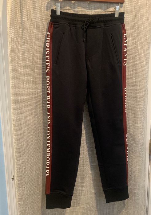 Enfants Riches Deprimes ERD Christie’s Logo Black Stripe Track Pants ...