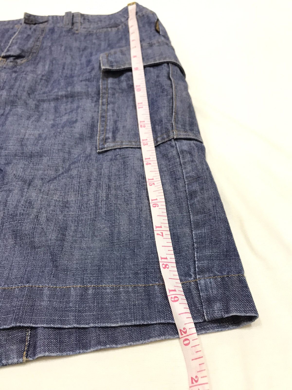 VINTAGE HYSTERIC GLAMOUR DENIM CARGO SKIRT