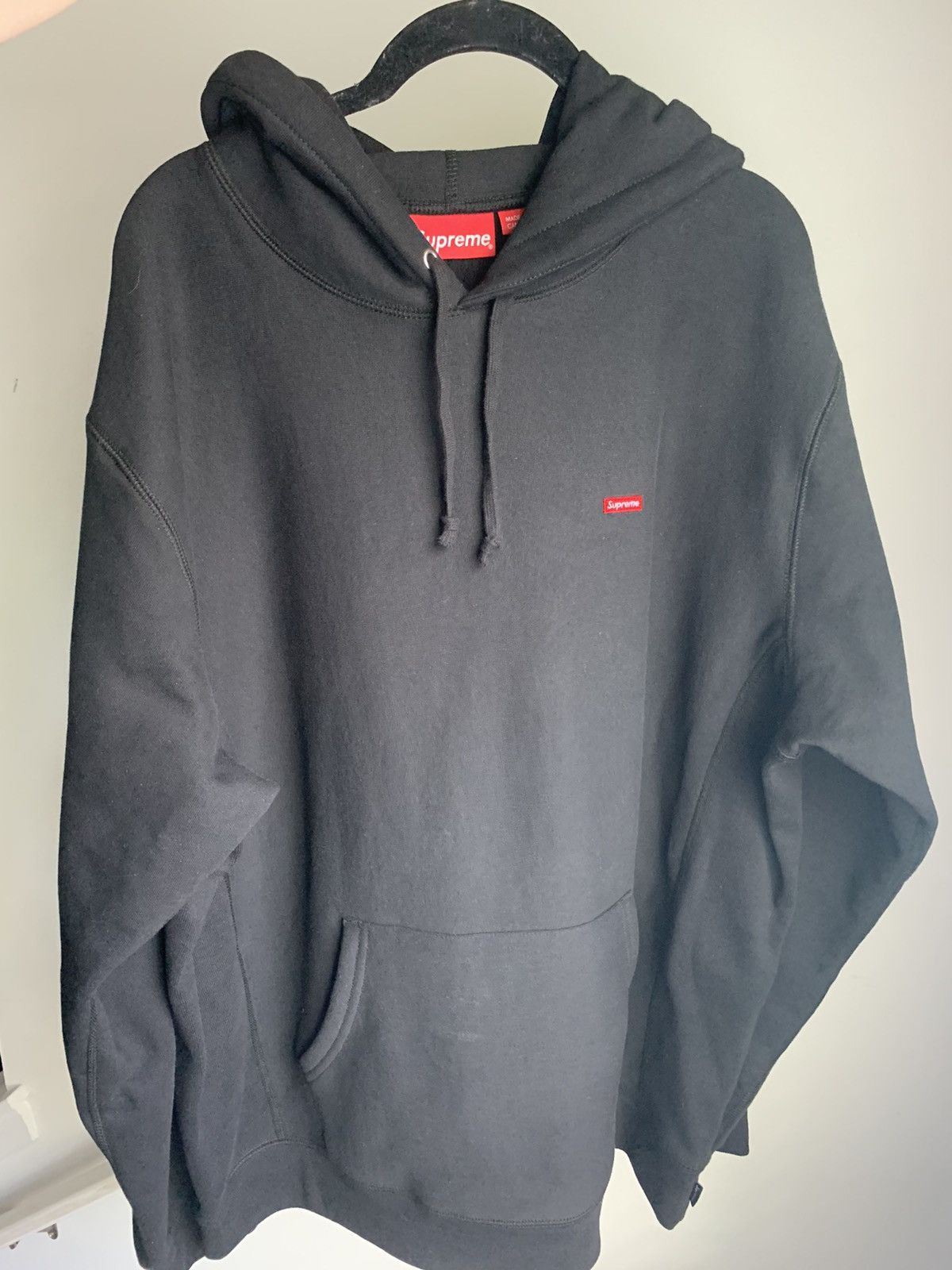 Supreme small box logo hoodie ss20 hotsell
