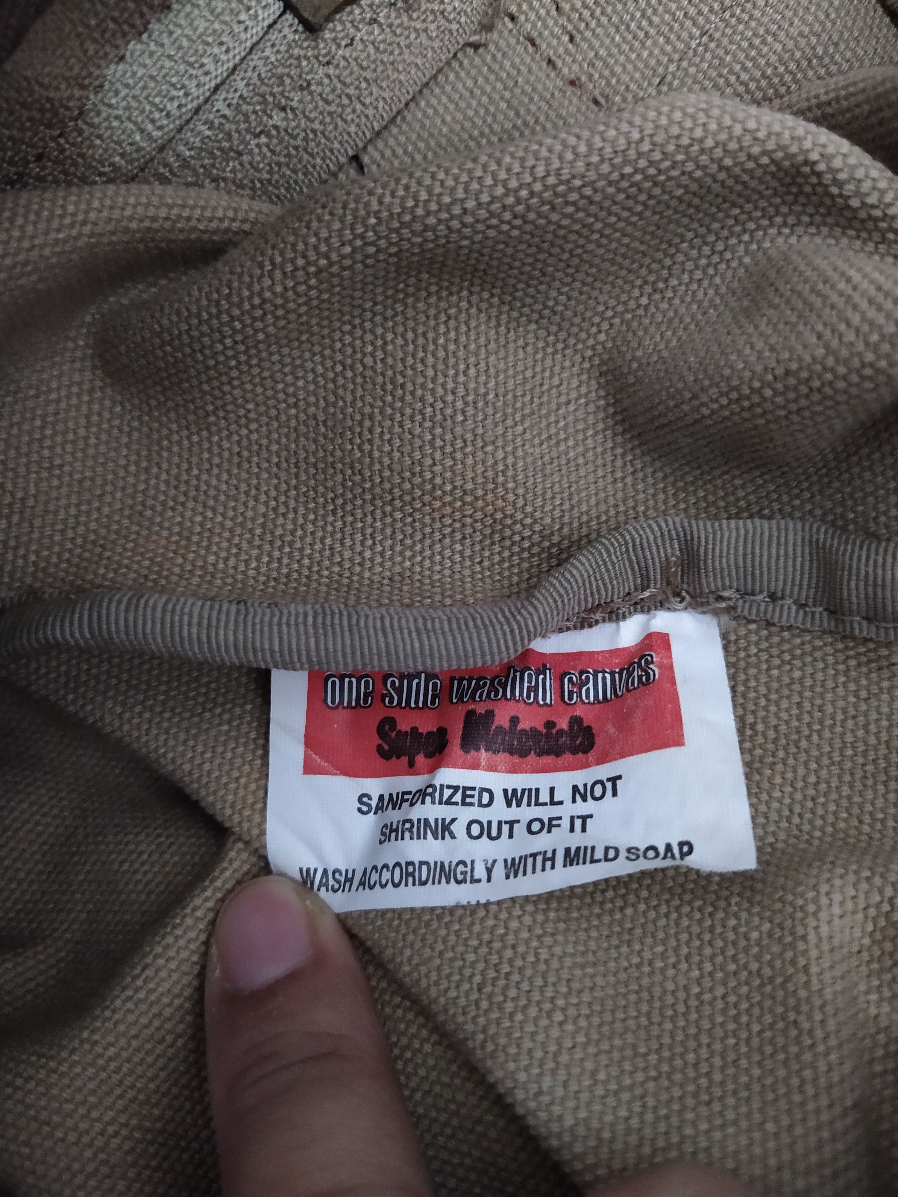 Designer SUPER MALERIDS LEATHER HARD CANVAS BAG (B301) Size ONE SIZE - 10 Thumbnail