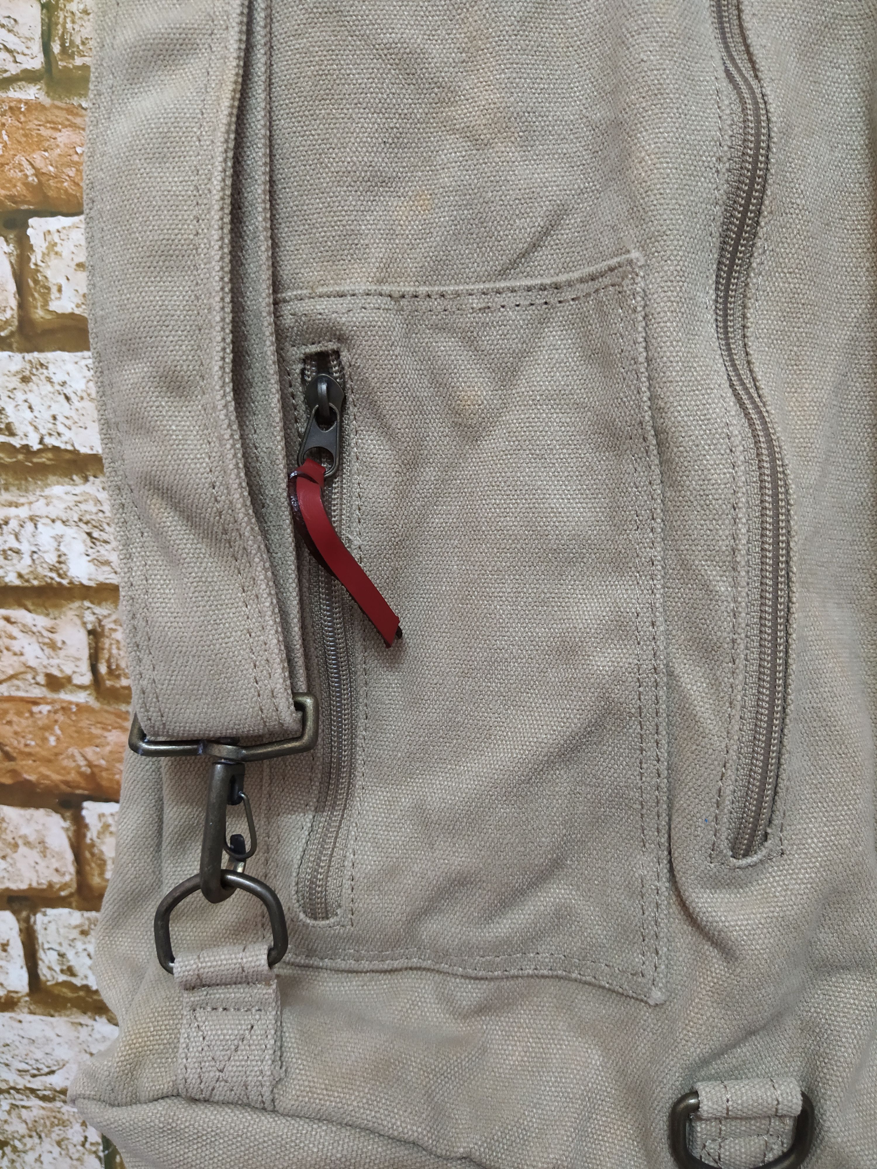 Designer SUPER MALERIDS LEATHER HARD CANVAS BAG (B301) Size ONE SIZE - 8 Thumbnail