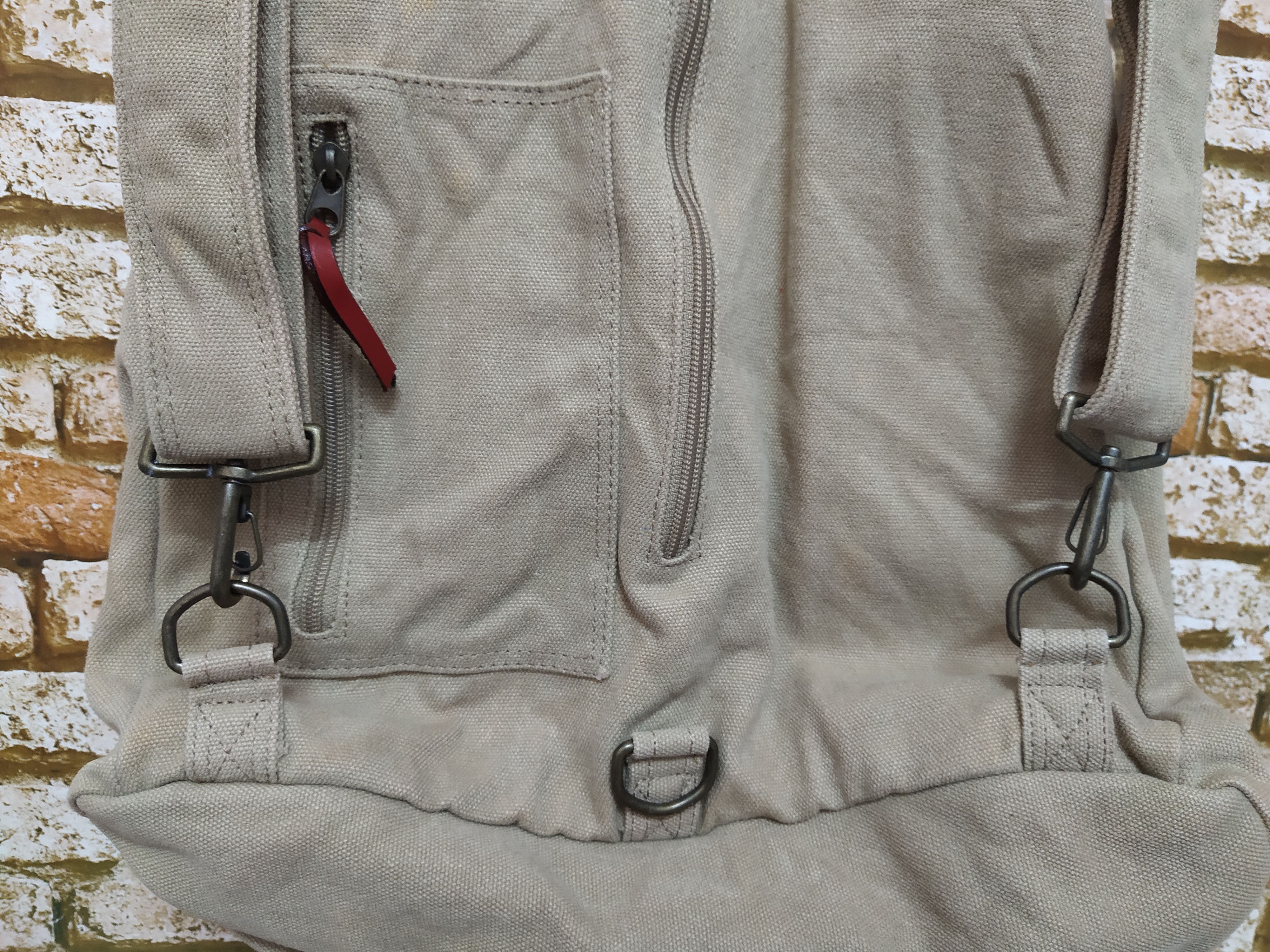 Designer SUPER MALERIDS LEATHER HARD CANVAS BAG (B301) Size ONE SIZE - 9 Thumbnail