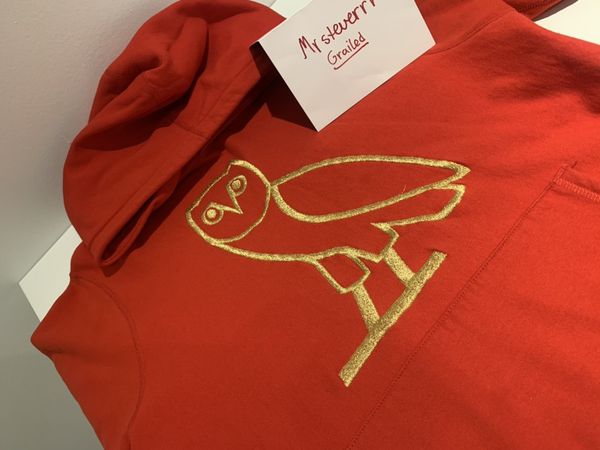 Ovo embroidered online hoodie