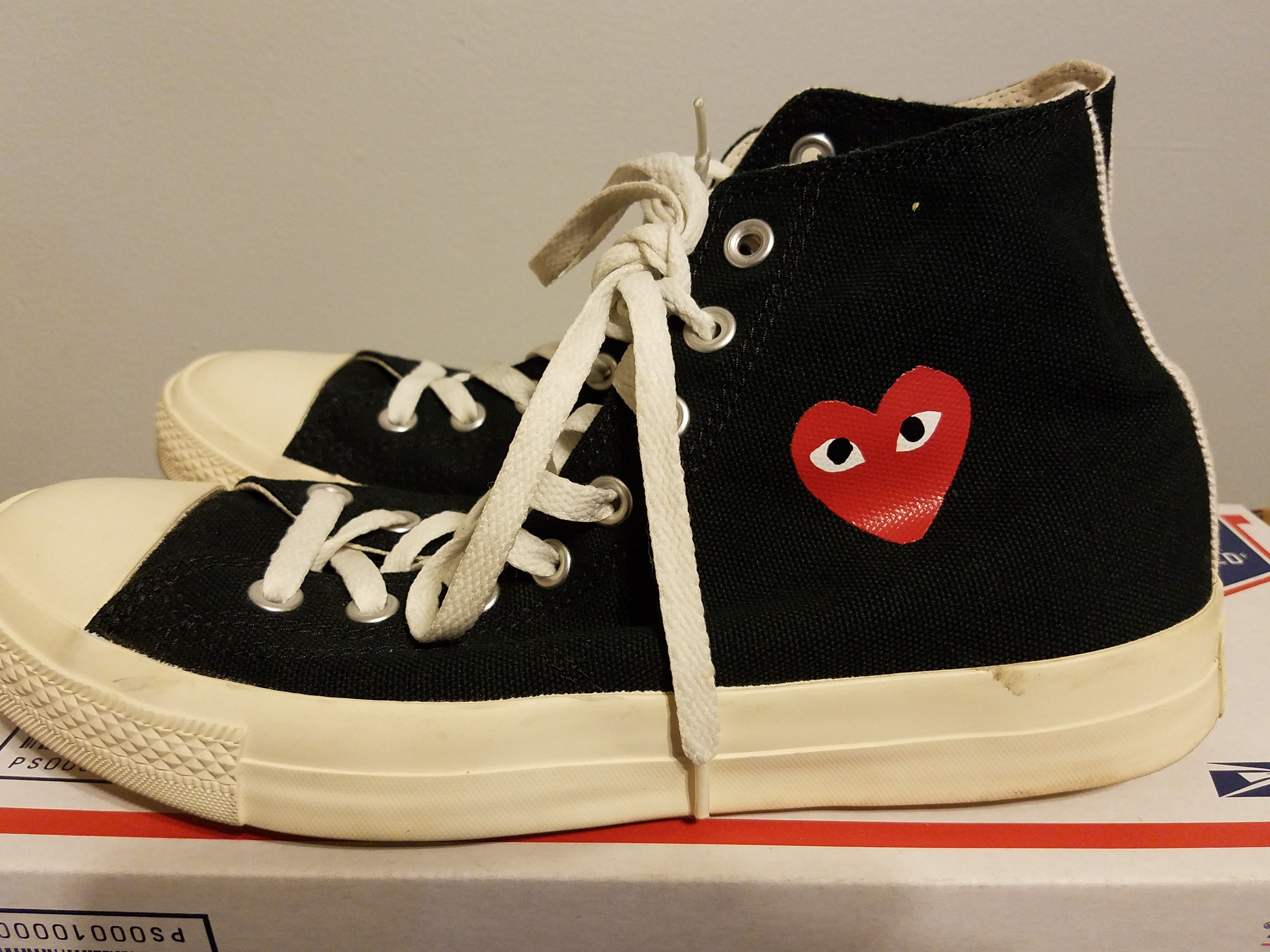 Converse cdg store small heart