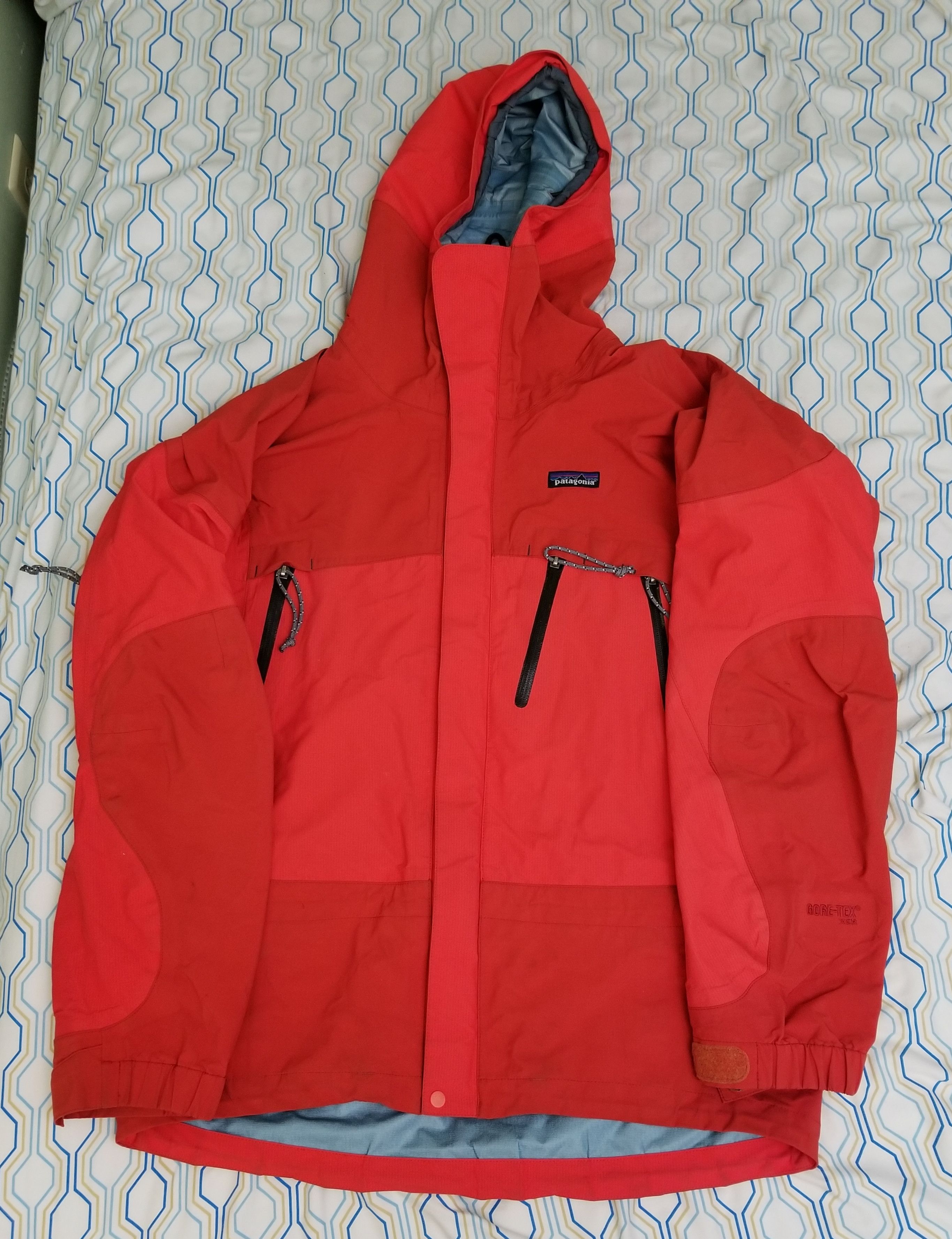 Vintage Vintage Patagonia Ice Nine XCR Goretex Jacket Orange Red ...
