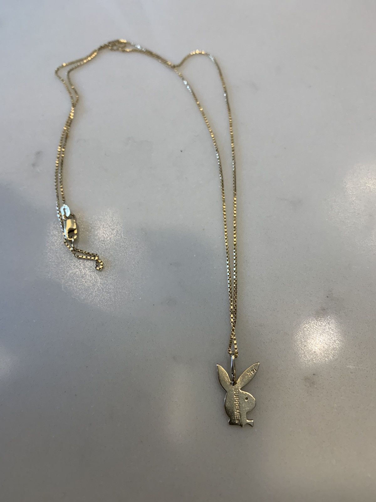 Supreme Supreme Playboy Pendant 14k Chain SS15 | Grailed