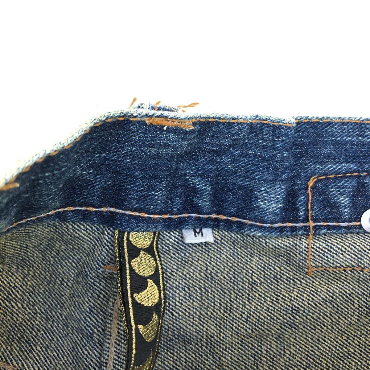 Japanese Brand ❄️TTU JAPAN PATCHWORK BORO DENIM DISTRESSED LIKE KAPITAL Size US 30 / EU 46 - 10 Thumbnail