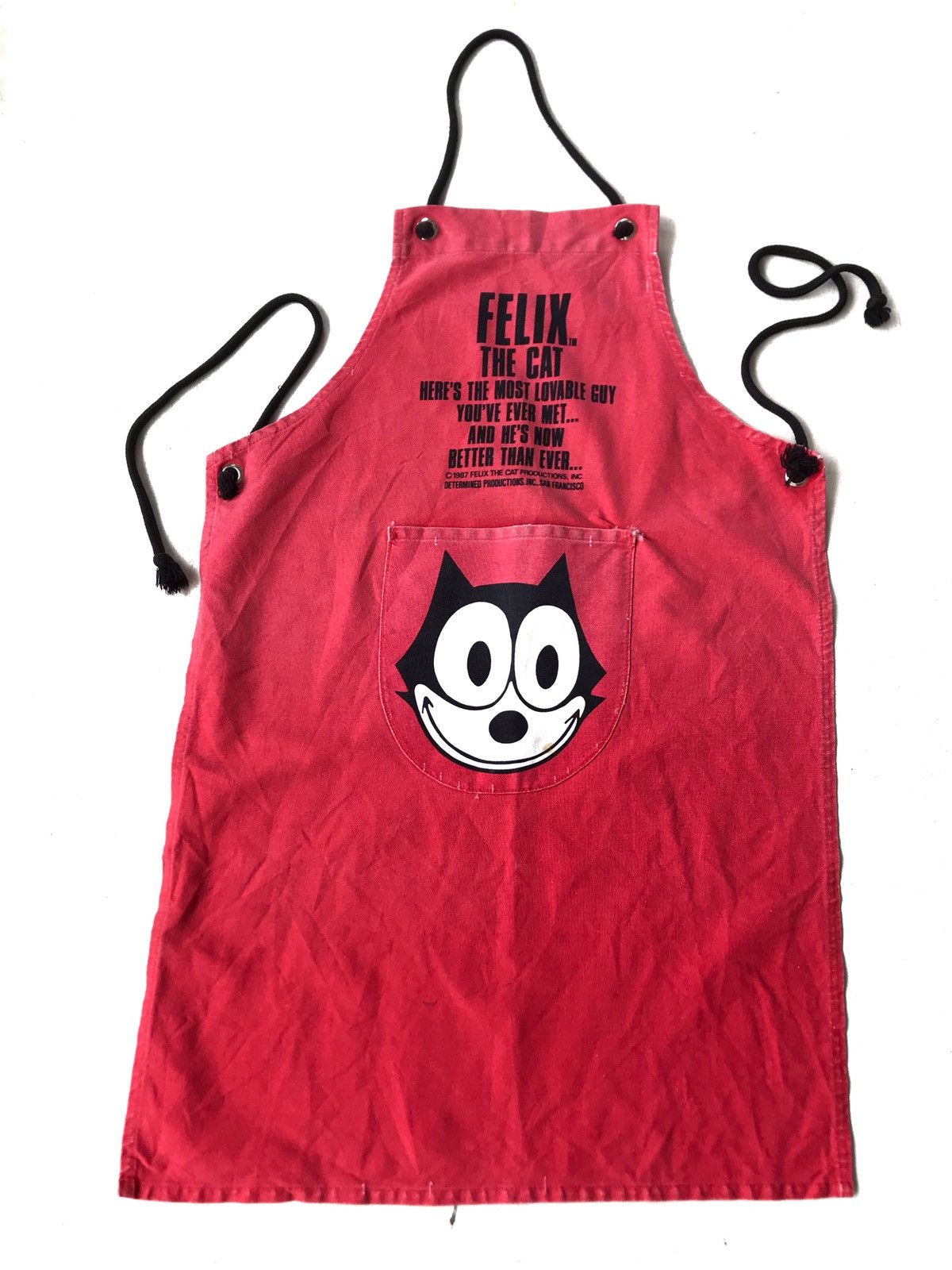 Cartoon Network Vintage FELIX THE CAT Apron. Size ONE SIZE - 1 Thumbnail