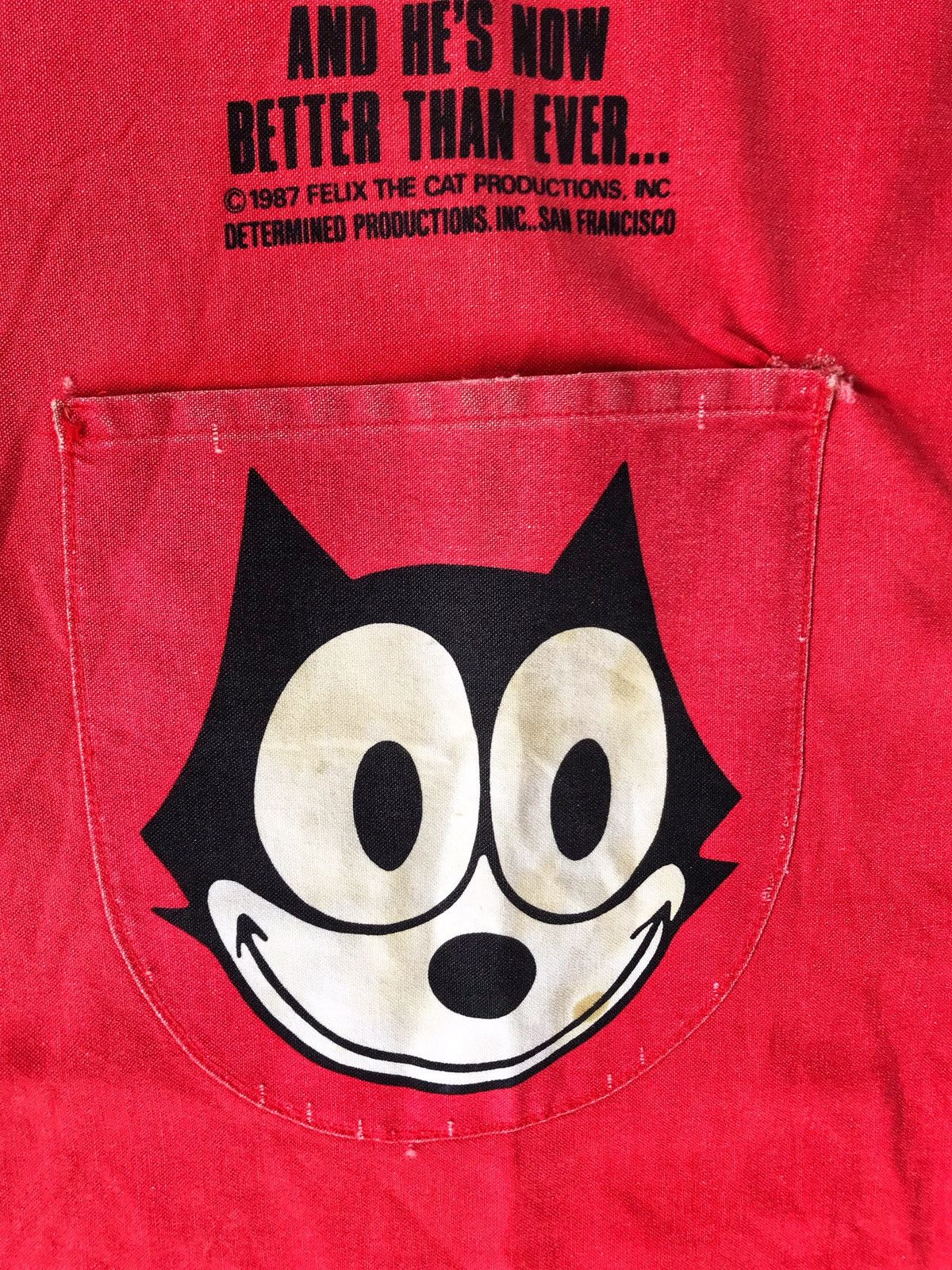Cartoon Network Vintage FELIX THE CAT Apron. Size ONE SIZE - 4 Thumbnail
