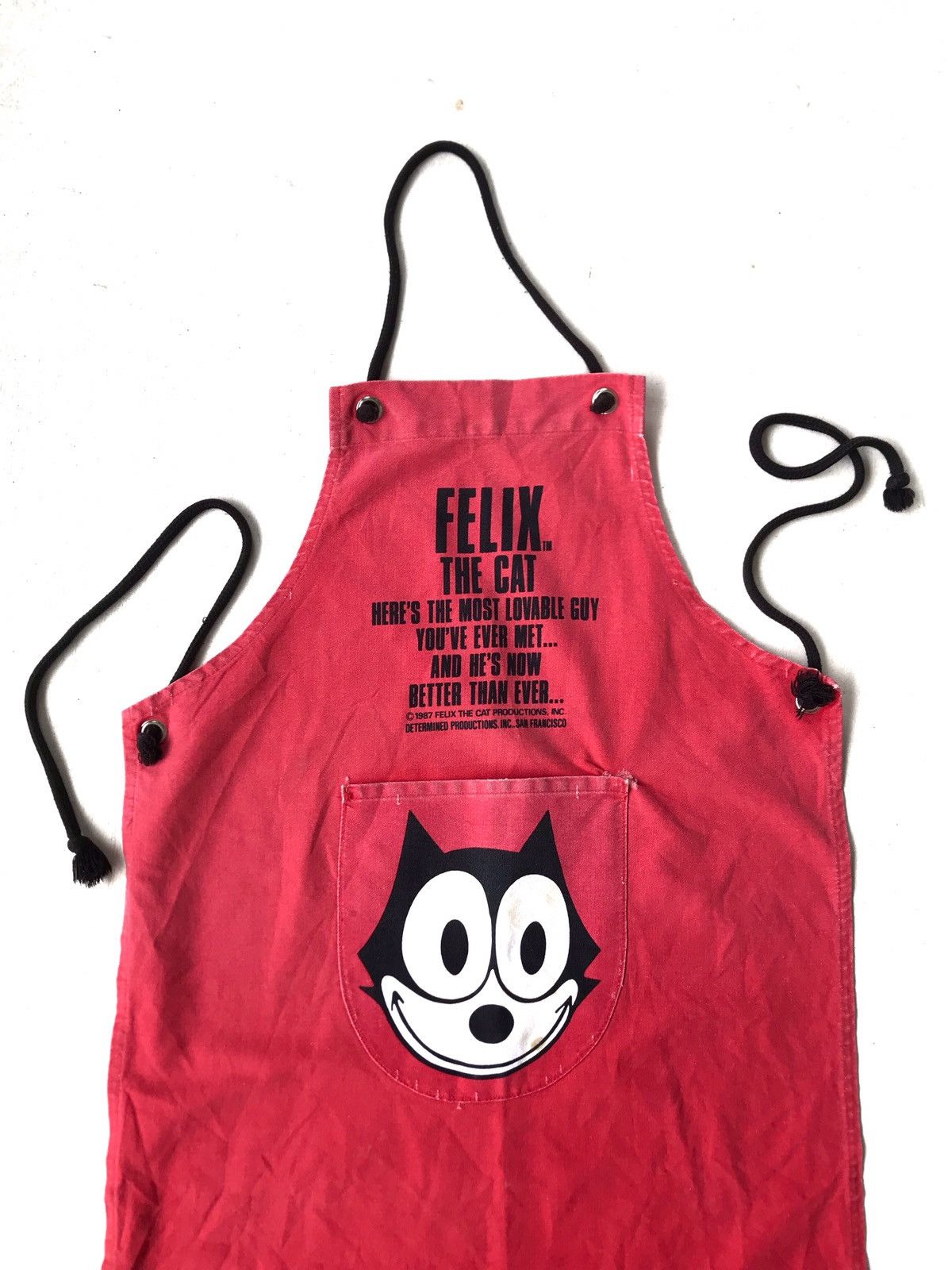 Cartoon Network Vintage FELIX THE CAT Apron. Size ONE SIZE - 2 Thumbnail