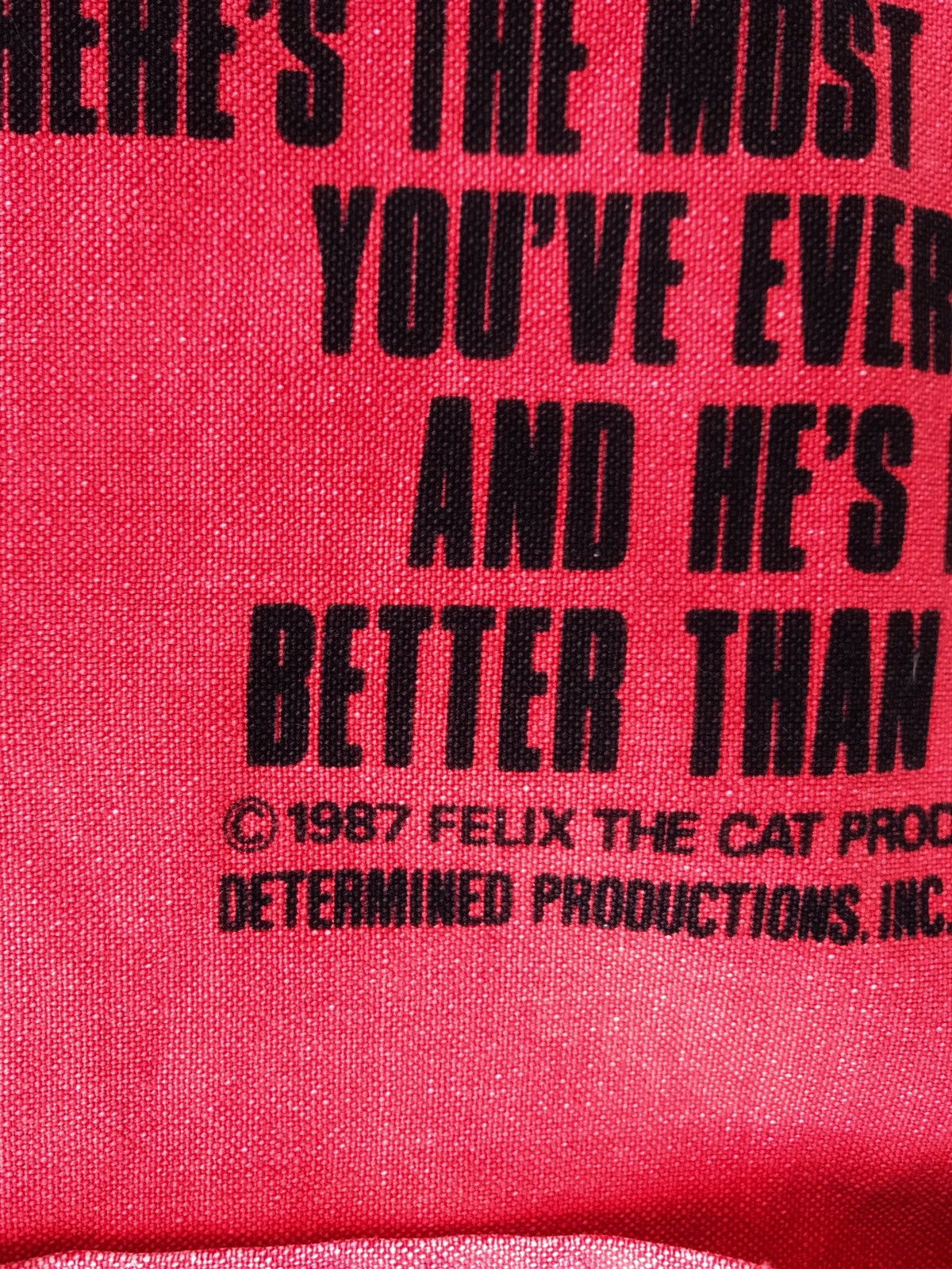 Cartoon Network Vintage FELIX THE CAT Apron. Size ONE SIZE - 5 Thumbnail