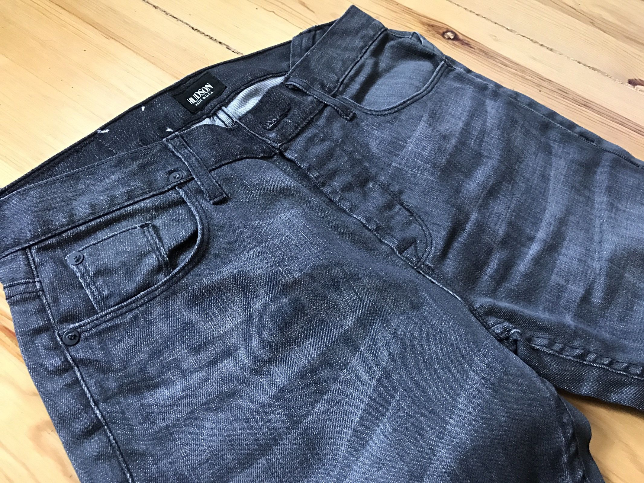 Hudson Sartor Slouchy Skinny Grey Size US 29 - 2 Thumbnail