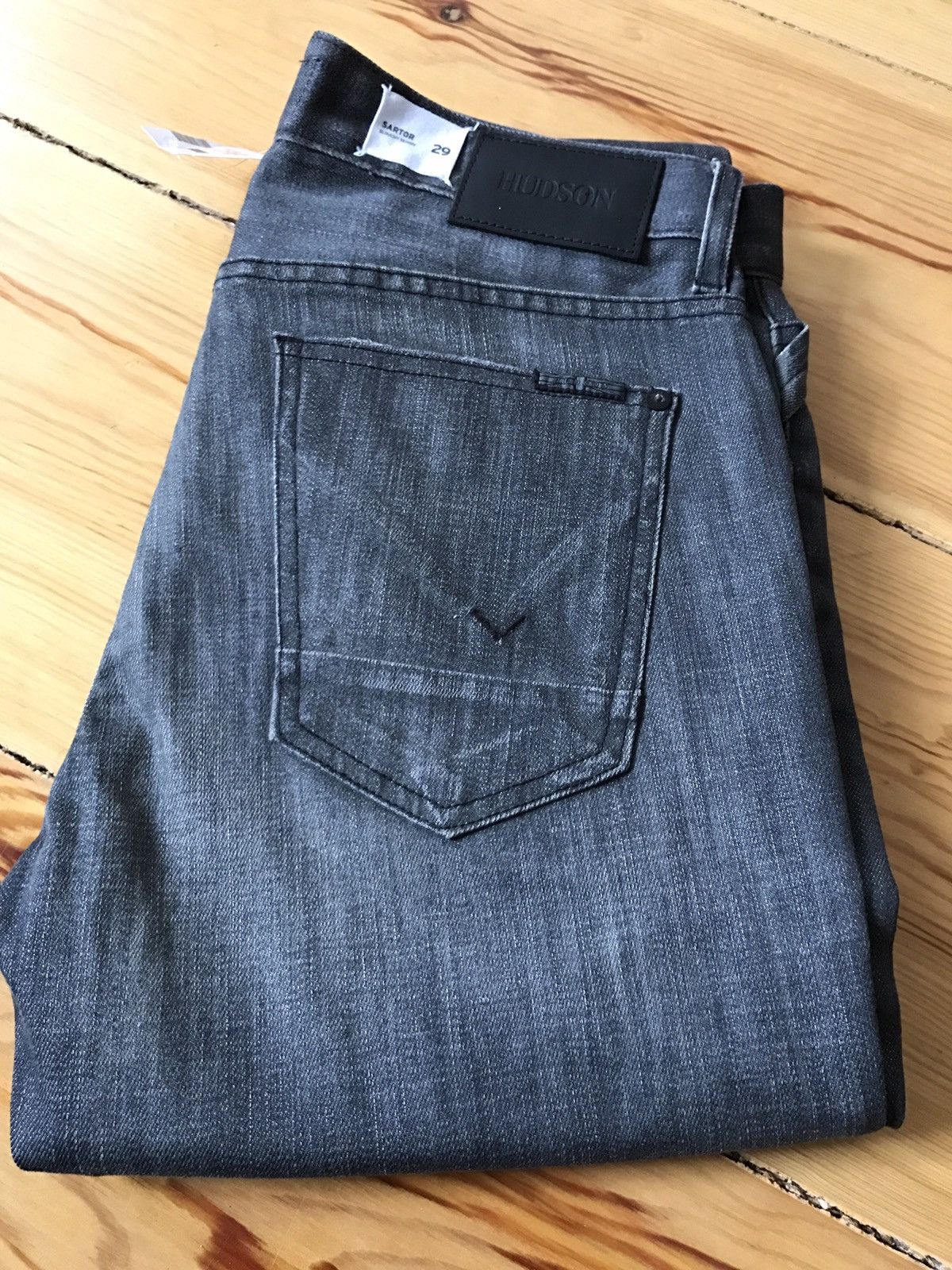 Hudson Sartor Slouchy Skinny Grey Size US 29 - 5 Thumbnail