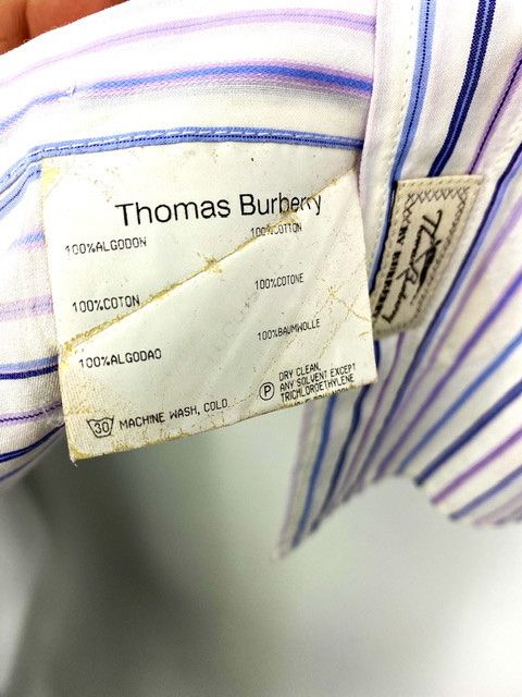 Burberry Tb Burberry striped shirt long sleeve size Xl cotton Size US XL / EU 56 / 4 - 7 Thumbnail