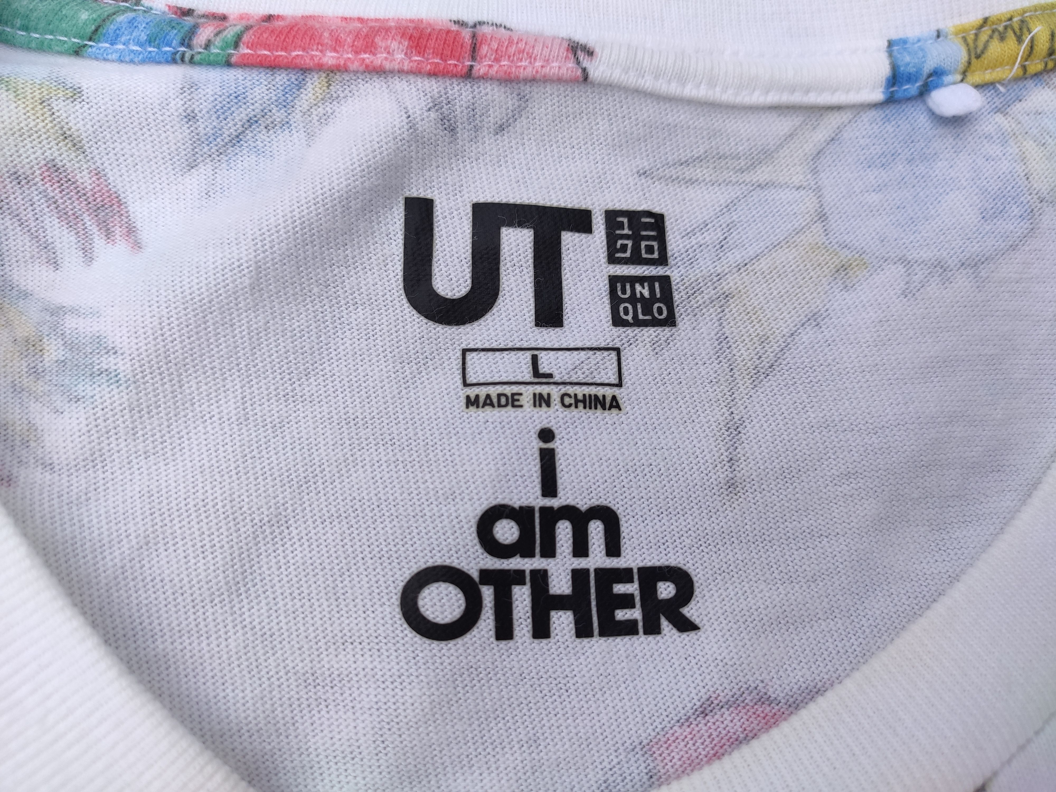 Pharrell × Uniqlo MEN i am OTHER Short Sleeve Overprint Graphic T-Shirt Size US L / EU 52-54 / 3 - 4 Thumbnail