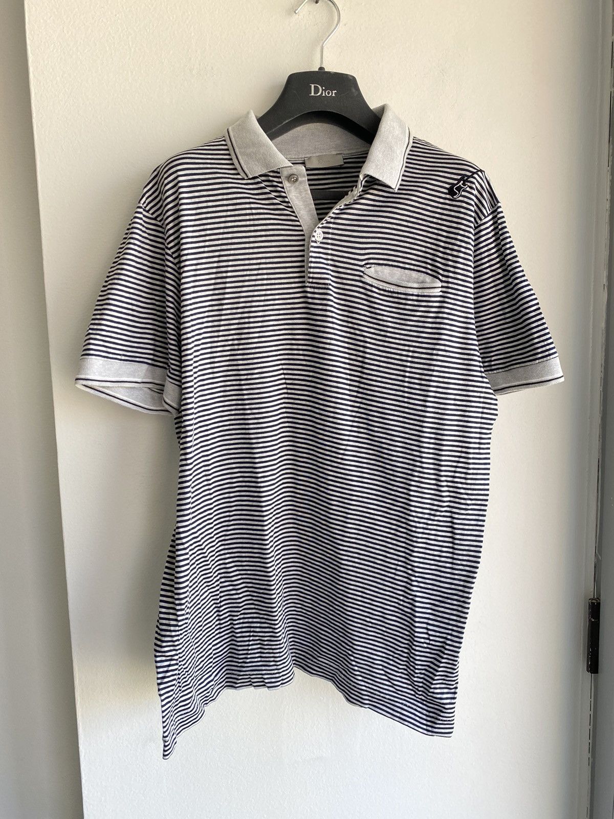 Dior × Hedi Slimane Dior Homme 05 Hedi Guitar Polo S M | Grailed