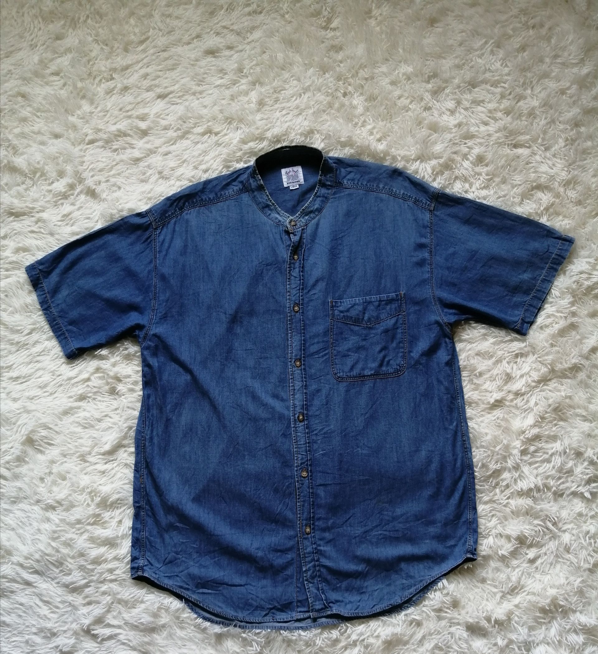 Vintage Bud Berma Denim Button Down Shirt | Grailed