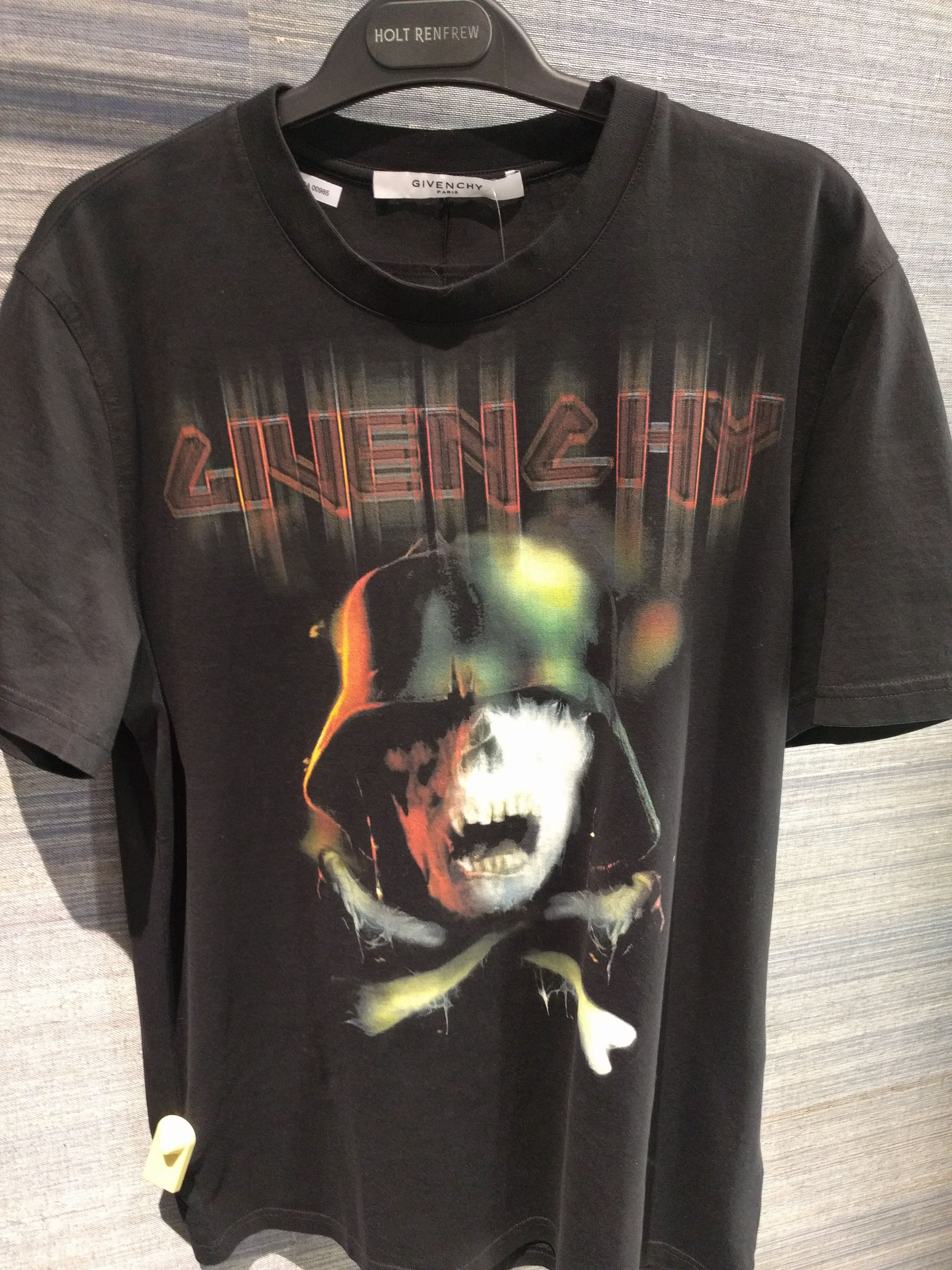 Givenchy army hotsell skull t shirt