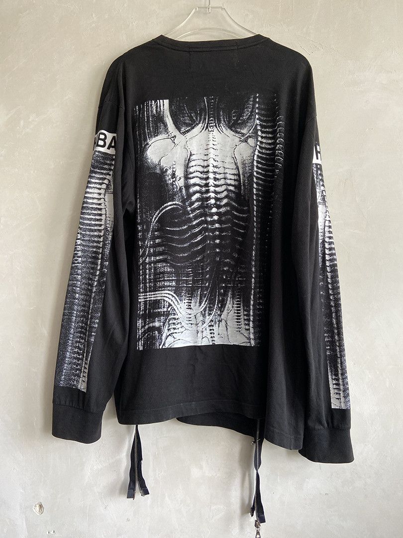 Hood By Air Hood by Air H.R. Giger Zipper LS Tee | Grailed