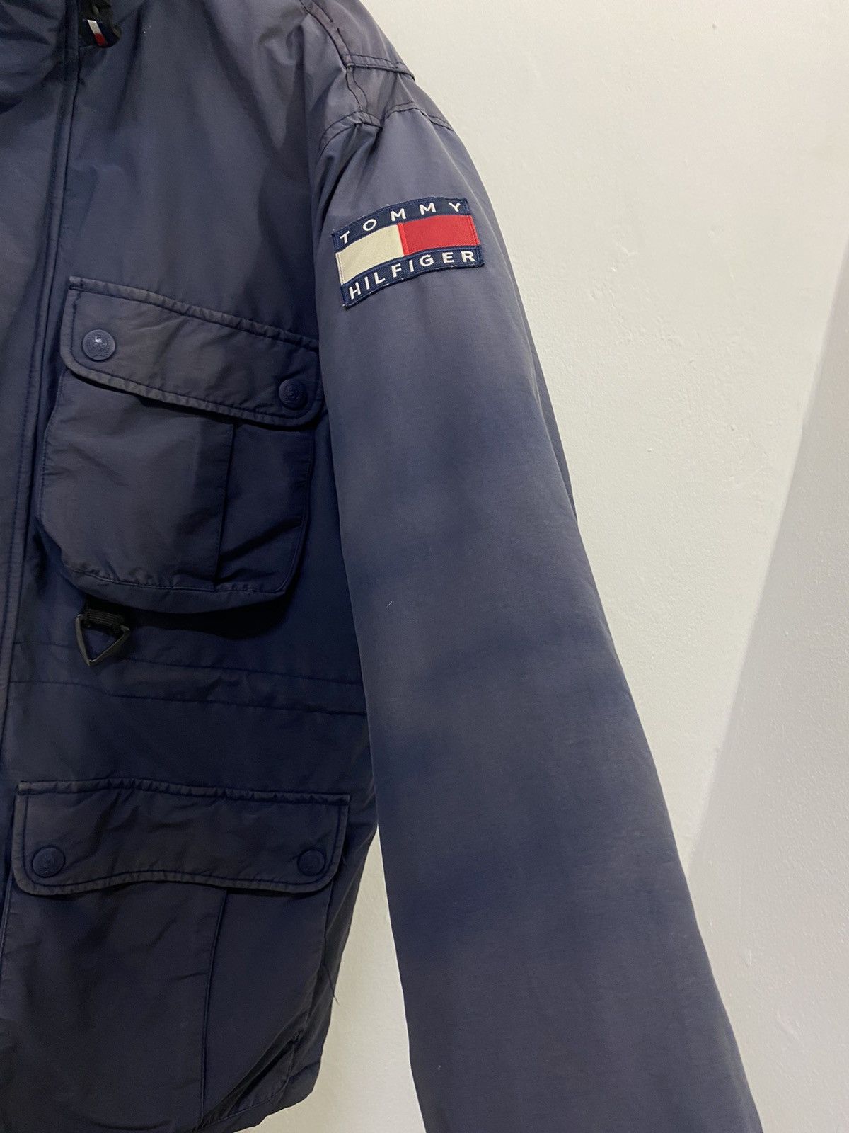 Tommy Hilfiger Vintage Tommy Hilfiger Puffer Parka Jacket Four PocketDesign Size US L / EU 52-54 / 3 - 6 Thumbnail