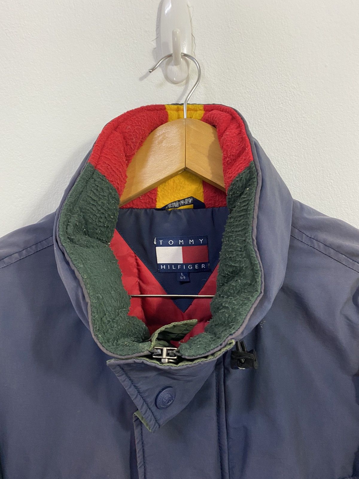 Tommy Hilfiger Vintage Tommy Hilfiger Puffer Parka Jacket Four PocketDesign Size US L / EU 52-54 / 3 - 4 Thumbnail