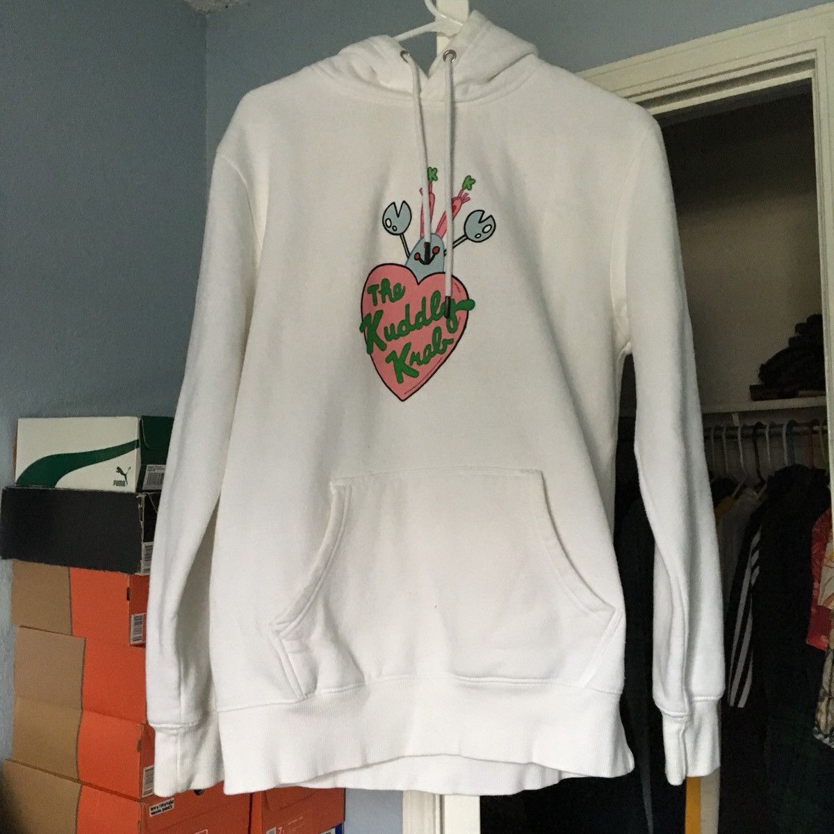 Market Spongebob Kuddly Krab Hoodie Grailed