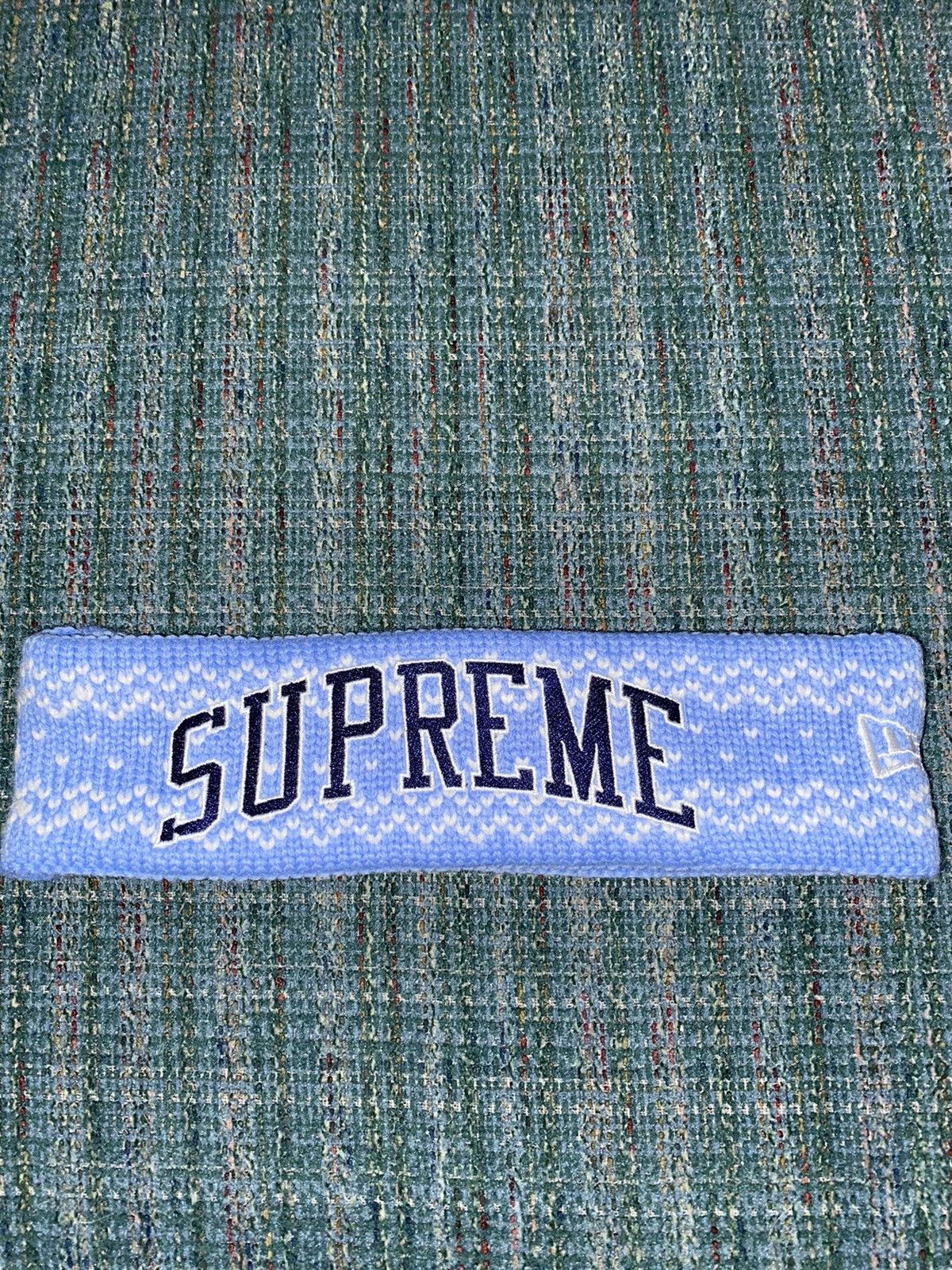 Supreme X NewEra Arc Logo Headband Accessories
