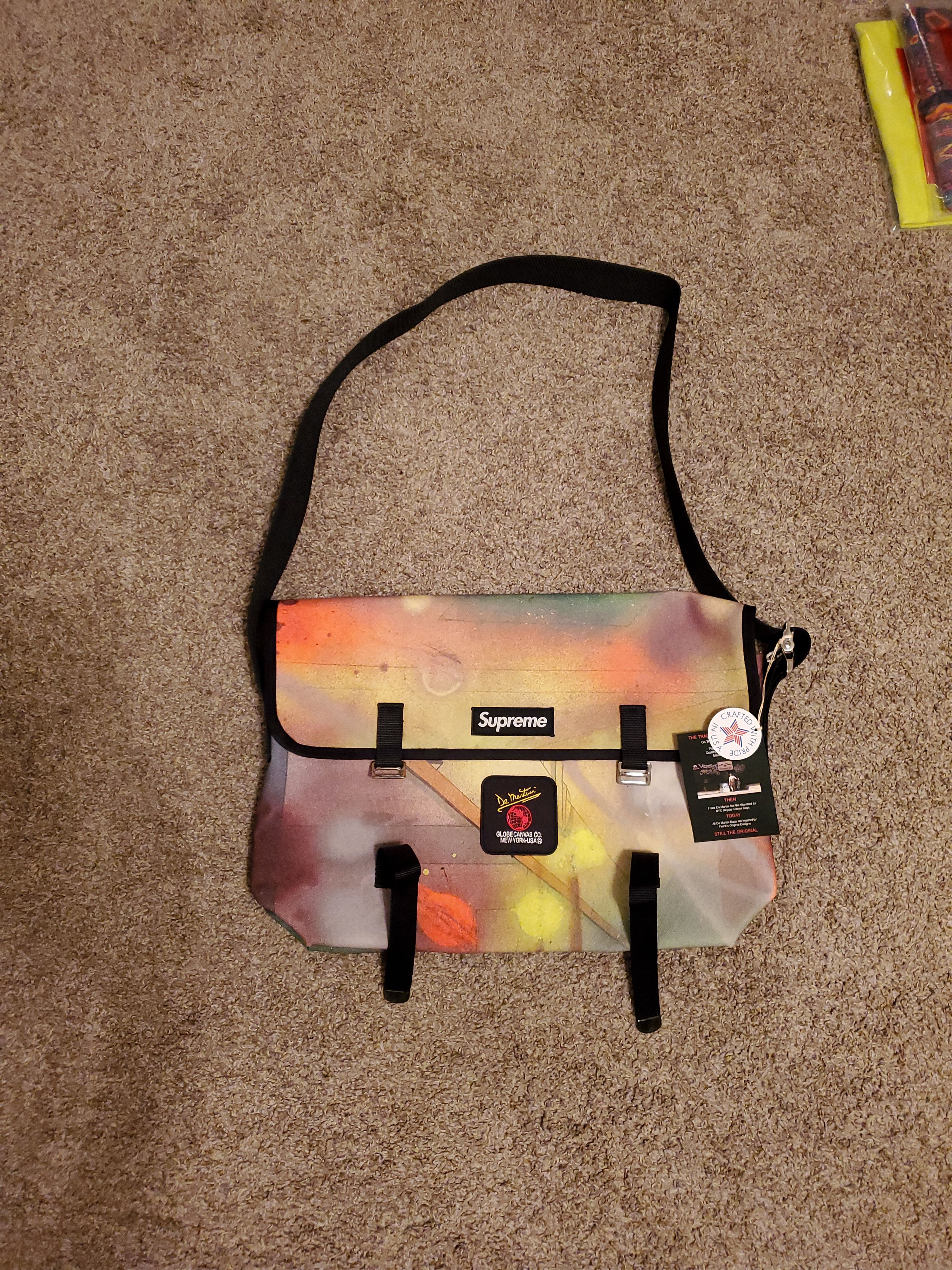 Supreme SS20 De Martini Messenger Bag Rammellzee Multi Box