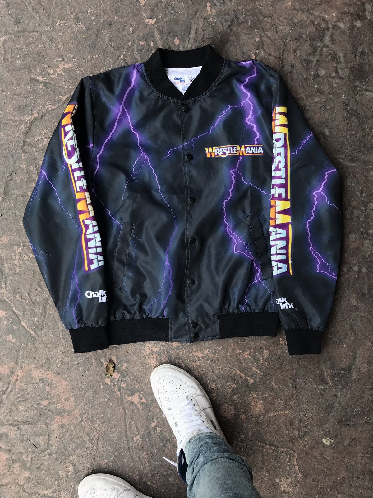 Chalk Line WrestleMania Travis Style Bomber Jacket 🔥 Grailed
