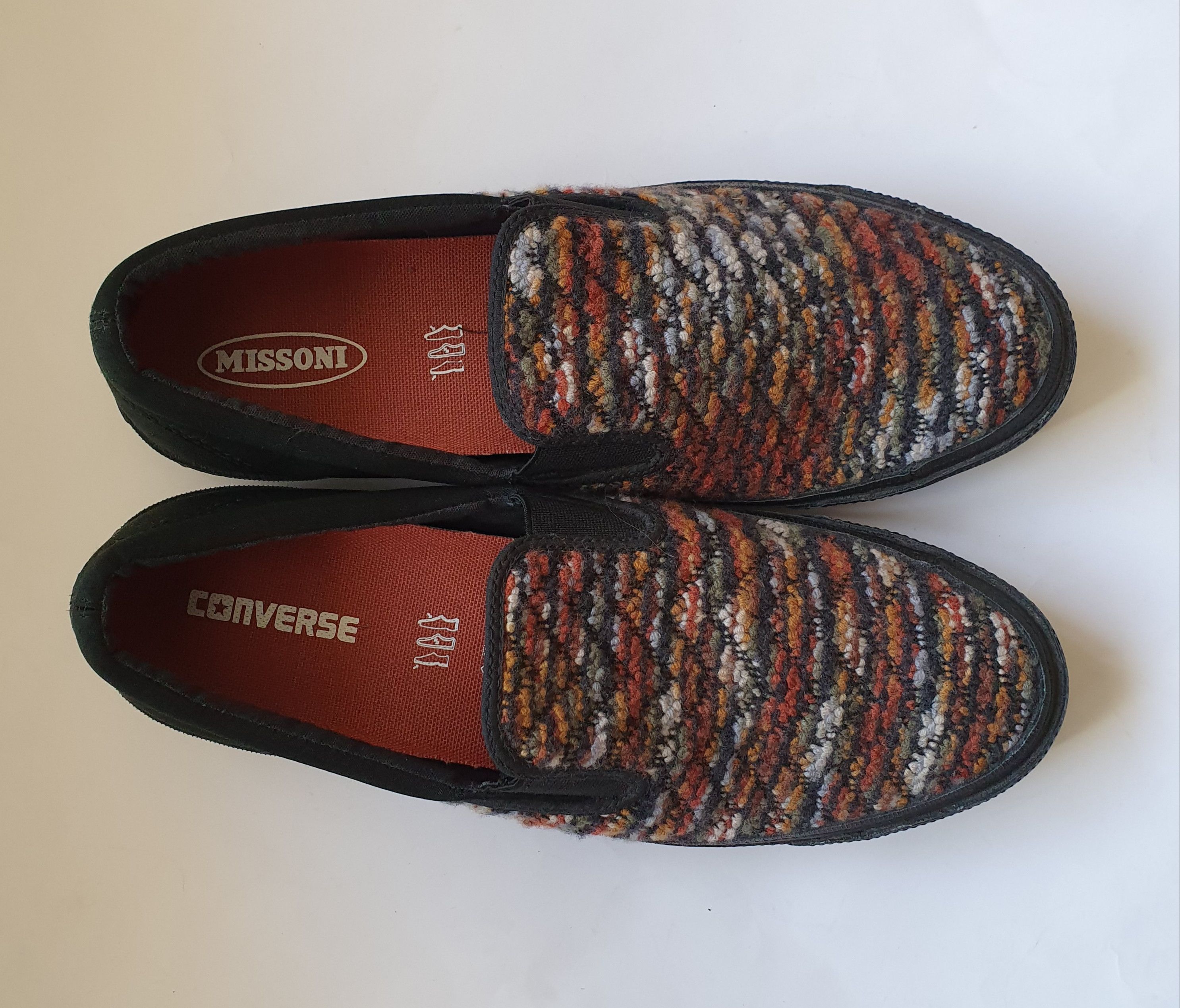 Missoni x All Star Deckstar Slip Burgundy Fig