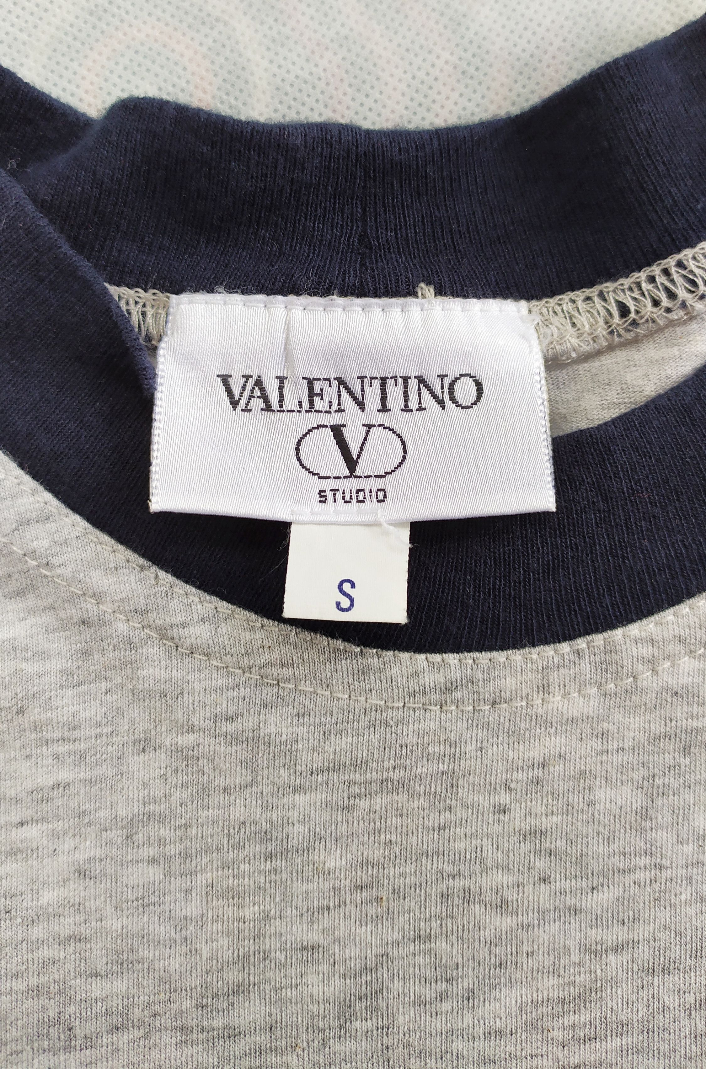 Valentino Vintage Valentino Marine T-shirt Bigo Logo S oversize M Size US M / EU 48-50 / 2 - 5 Thumbnail