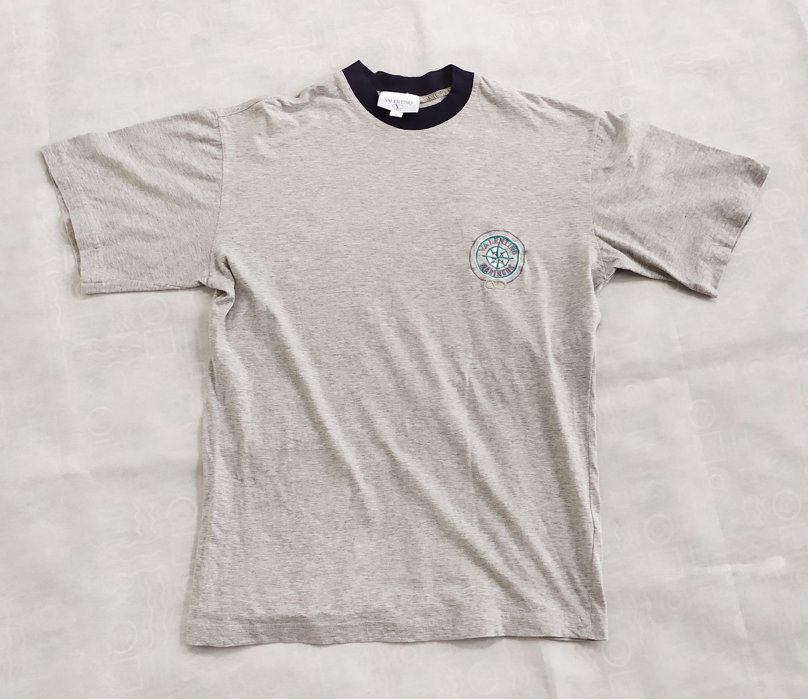Valentino Vintage Valentino Marine T-shirt Bigo Logo S oversize M Size US M / EU 48-50 / 2 - 3 Thumbnail