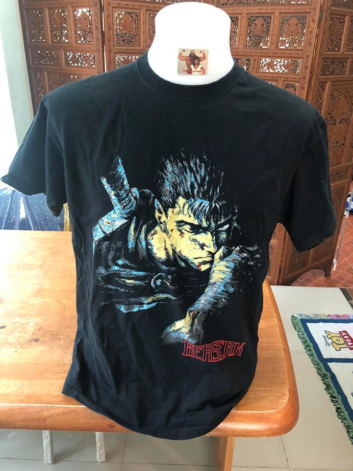 Vintage berserk anime shirt rare cool back | Grailed