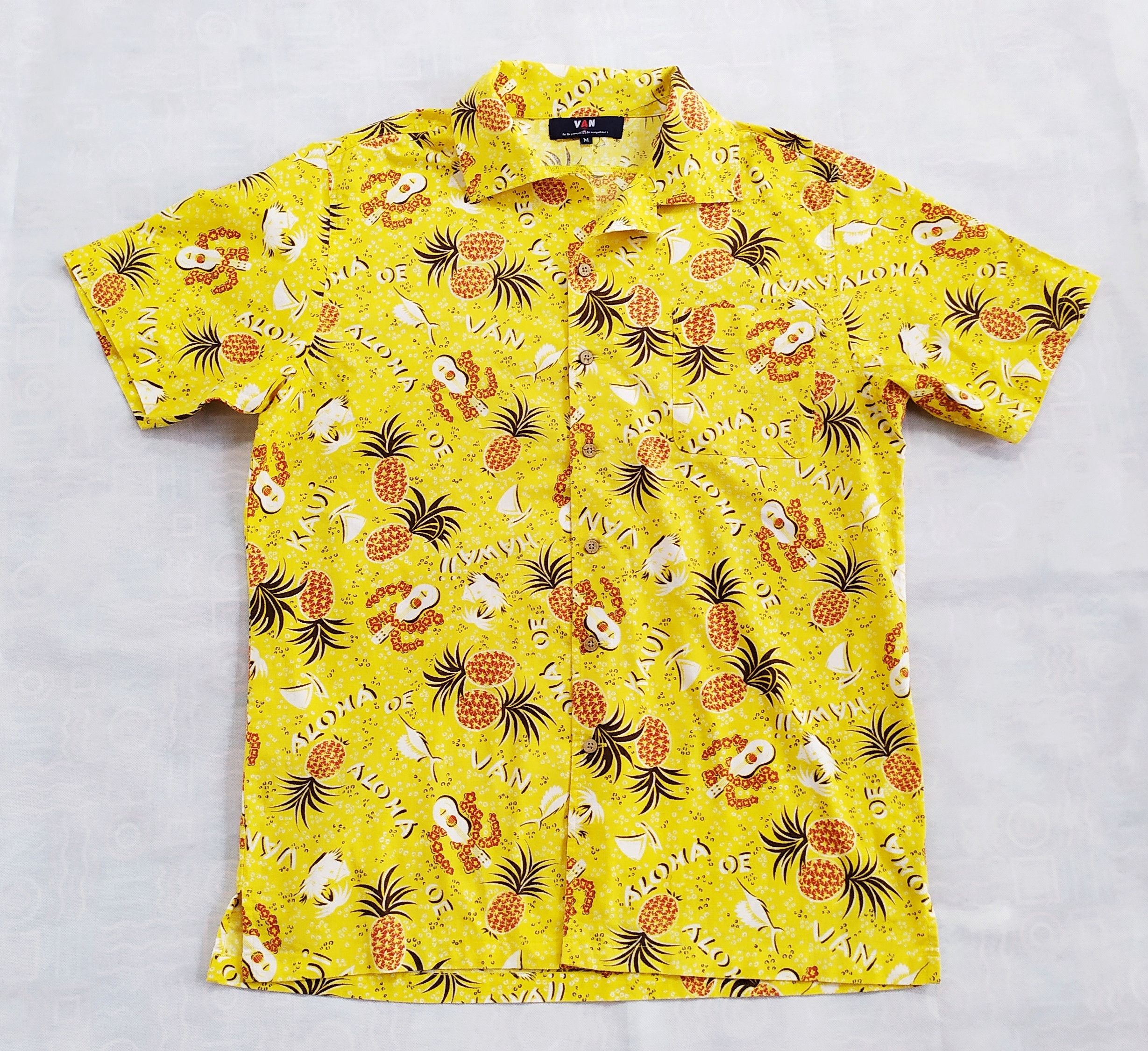Japanese Brand Vintage Japanese Brand Van Hawaiian Shirt size M Size US M / EU 48-50 / 2 - 3 Thumbnail