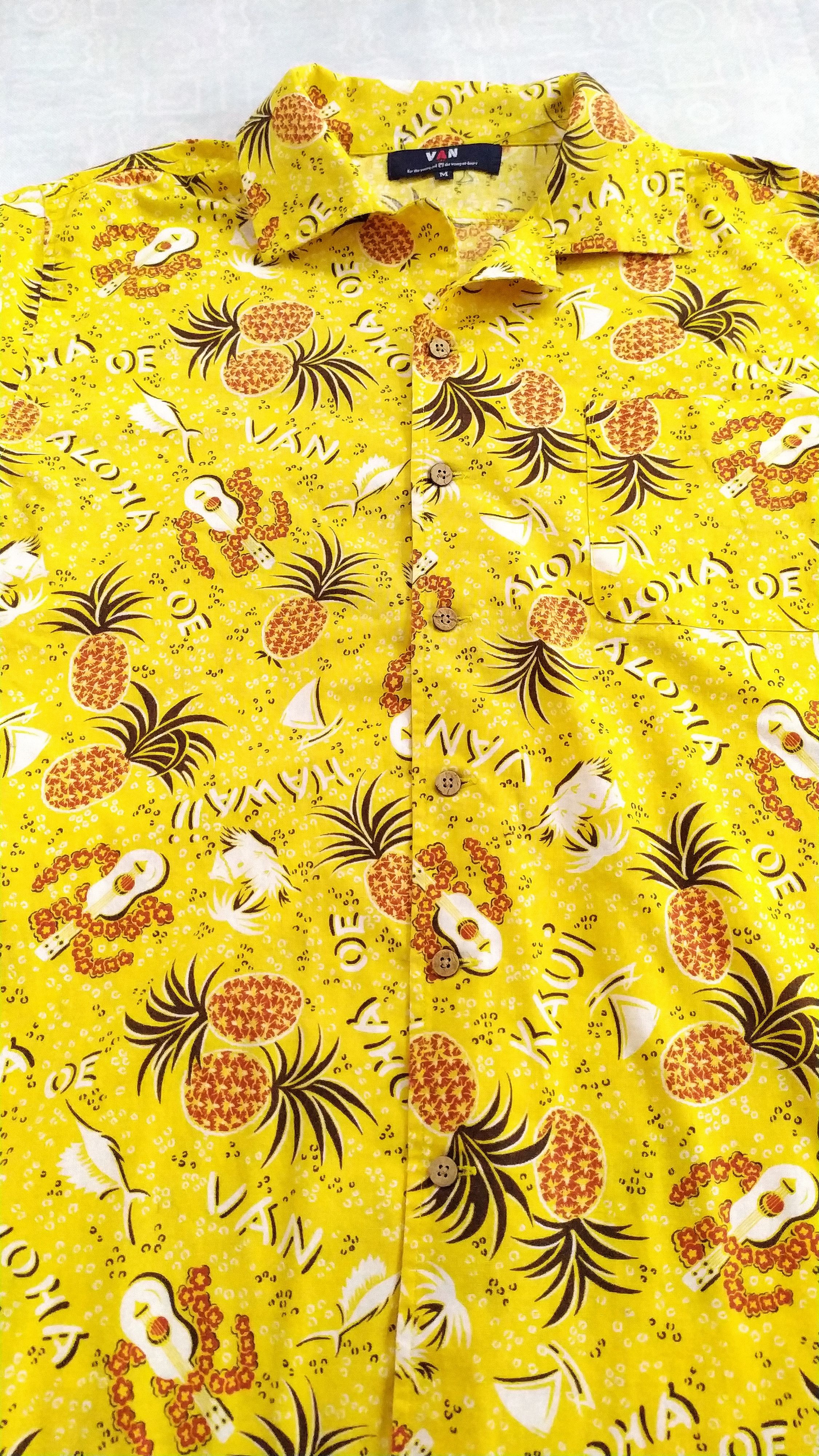 Japanese Brand Vintage Japanese Brand Van Hawaiian Shirt size M Size US M / EU 48-50 / 2 - 7 Thumbnail