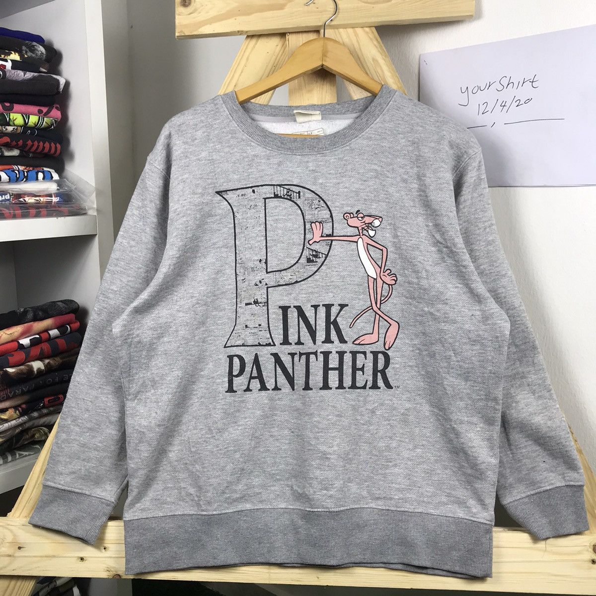 Vintage VINTAGE PINK PANTHER SWEATSHIRT CREWNECK PRINTED DESIGN | Grailed